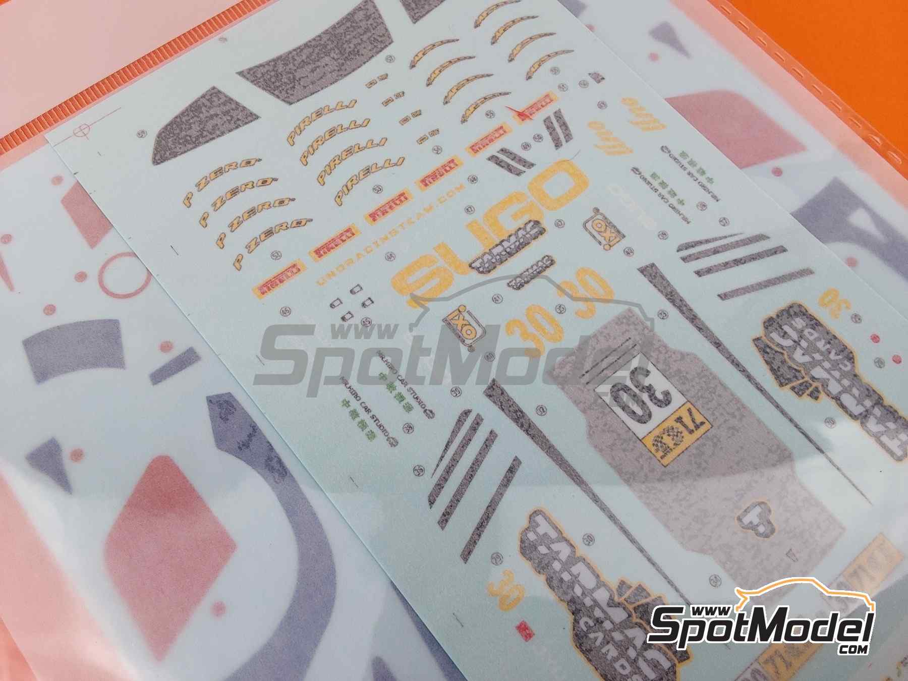 Image 7: Audi R8 LMS GT3 Evo II UNO Racing Team sponsored by Tarmac Works - Macau FIA GT World Cup Championship 2024 | Marking / livery in 1/24 scale manufactured by LB Production (ref.&nbsp;LB-24110, also LB24110)