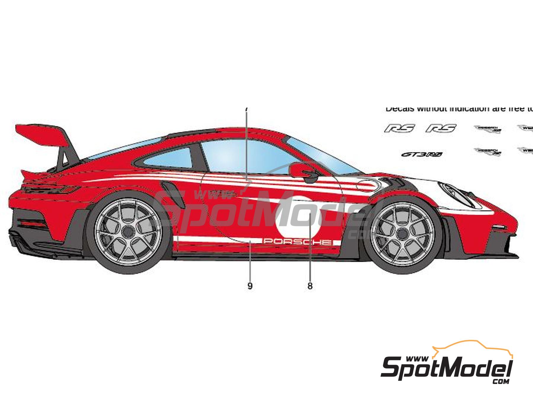 Image 2: Porsche 911 GT3 RS Salzburg Edition | Marking / livery in 1/24 scale manufactured by LB Production (ref.&nbsp;LB-24111, also LB24111)