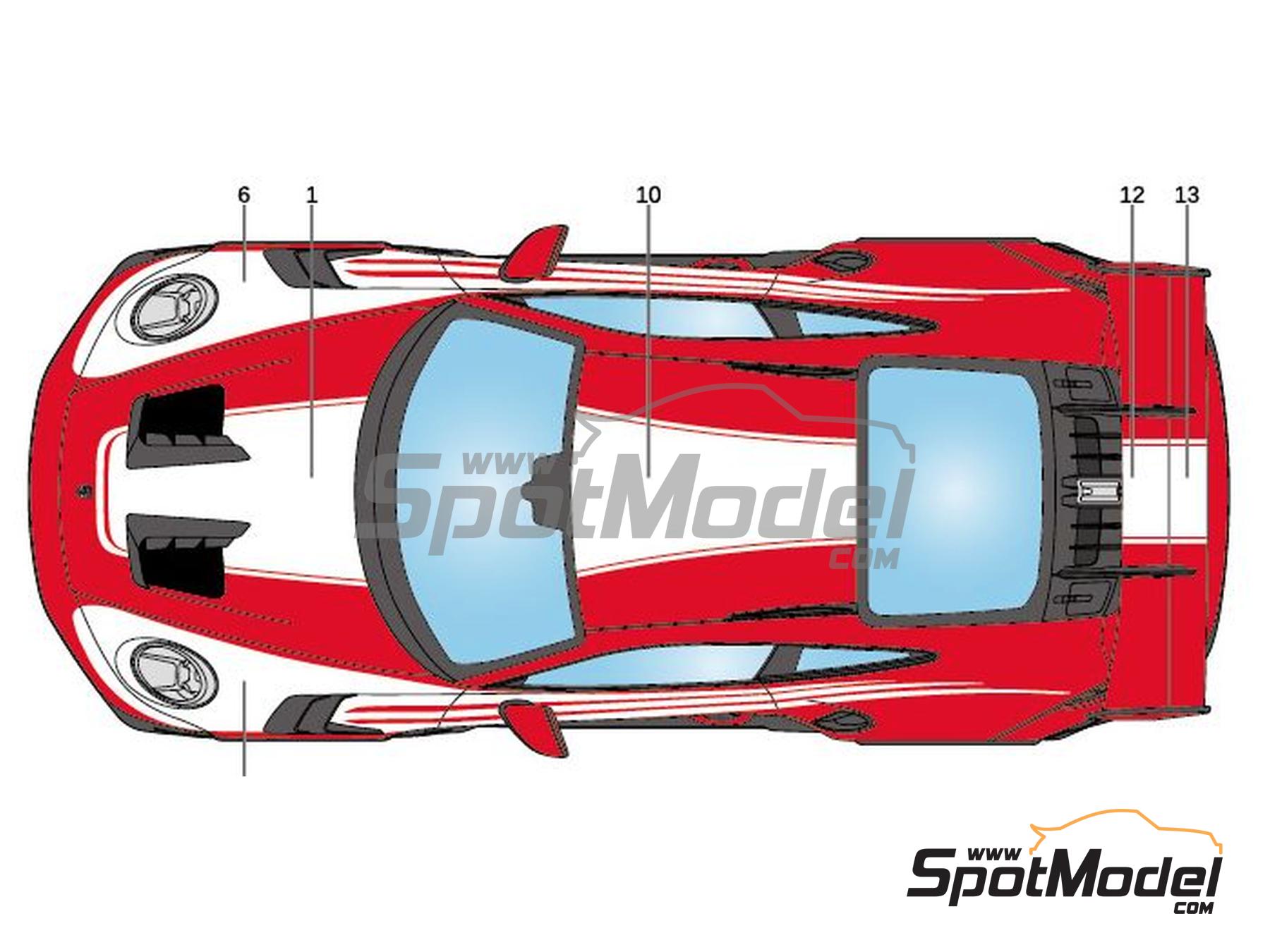 Image 3: Porsche 911 GT3 RS Salzburg Edition | Marking / livery in 1/24 scale manufactured by LB Production (ref.&nbsp;LB-24111, also LB24111)