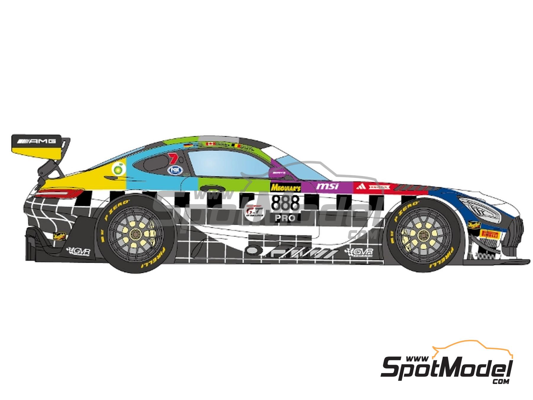 Image 2: Mercedes Benz AMG GT3 Evo GruppeM Racing Team - 12 hours Bathurst 2025 | Marking / livery in 1/24 scale manufactured by LB Production (ref. LB-24112, also LB24112)