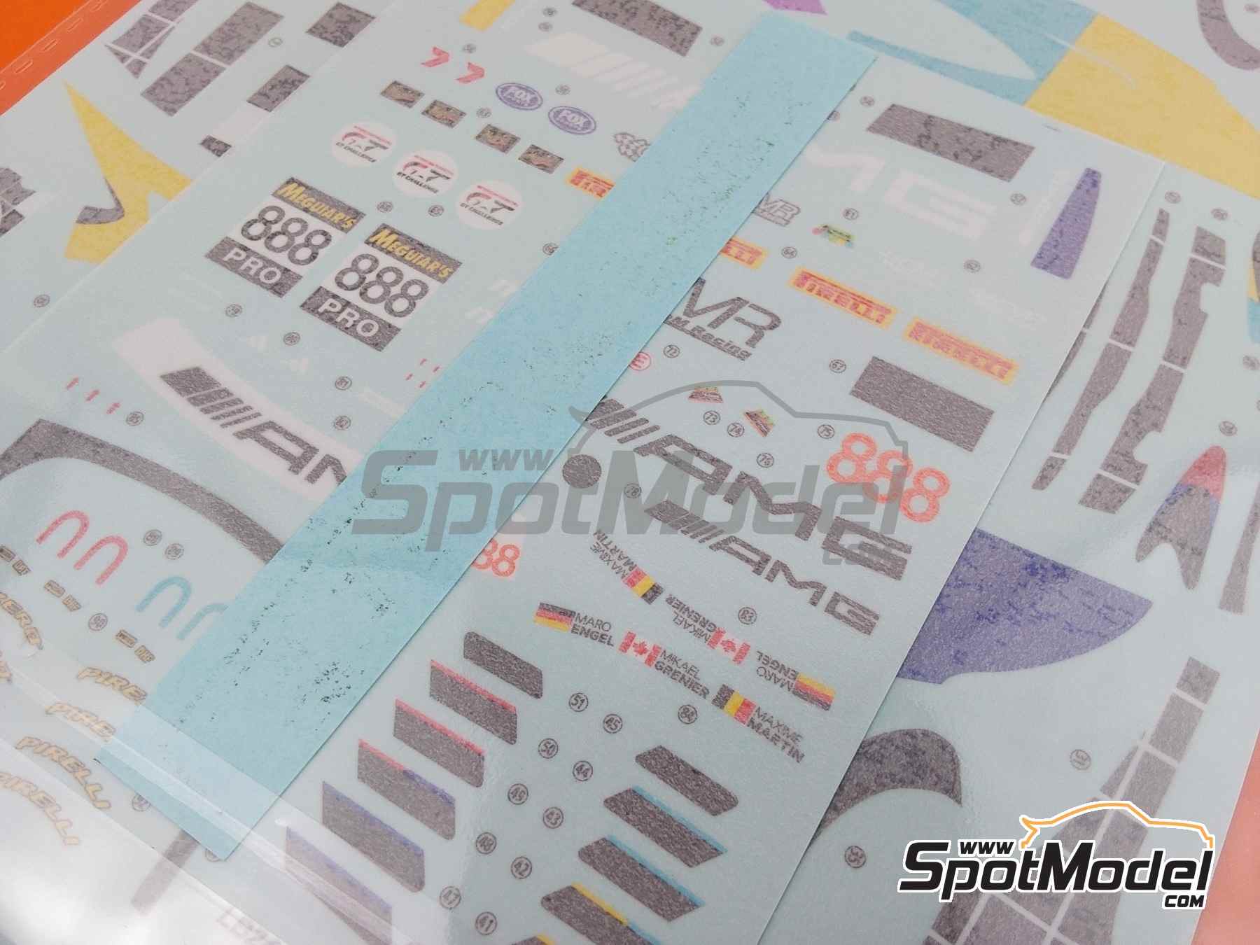 Image 8: Mercedes Benz AMG GT3 Evo GruppeM Racing Team - 12 hours Bathurst 2025 | Marking / livery in 1/24 scale manufactured by LB Production (ref. LB-24112, also LB24112)