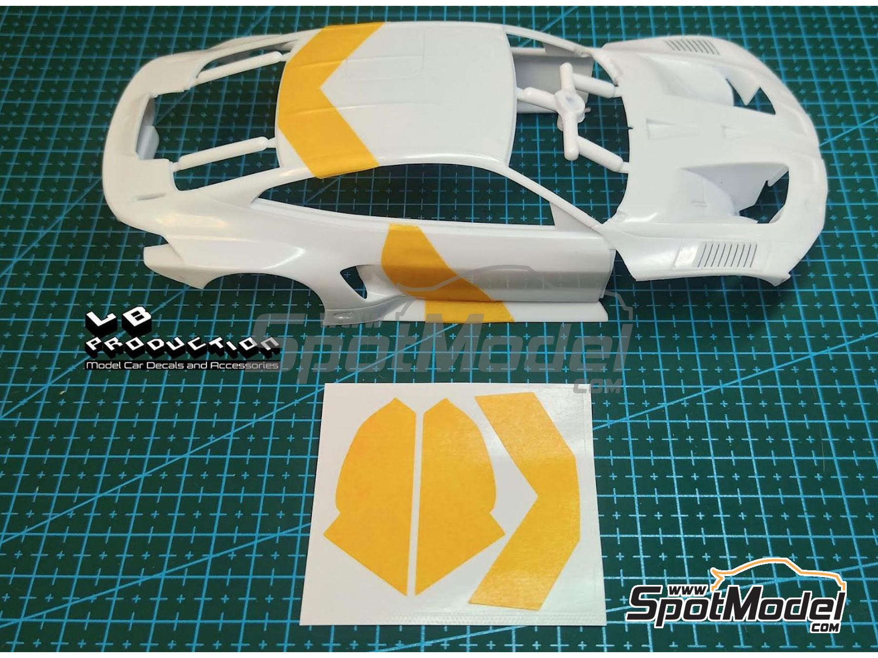 Image 5: BMW M4 GT3 Walkenhorst Motorsport Team sponsored by Yokohama Advan - 24 Hours N&uuml;rburgring, NLS N&uuml;rburgring Endurance Series 2023 | Marking / livery in 1/24 scale manufactured by LB Production (ref.&nbsp;LB-24115, also LB24115)