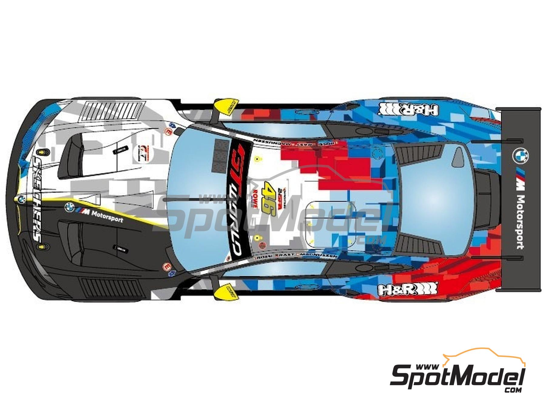 Image 4: BMW M4 GT3 Evo WRT Team sponsored by Skechers, H&R - GT World Challenge Europe , CrowdStrike 24 Hours of Spa 2025 | Marking / livery in 1/24 scale manufactured by LB Production (ref.&nbsp;LB-24127, also LB24127)