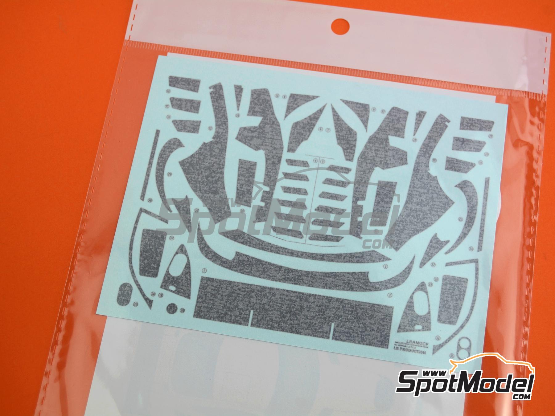 Image 8: Mercedes AMG GT3 Evo | Carbon fibre pattern decal set in 1/24 scale manufactured by LB Production (ref.&nbsp;LB-AMGCF, also LBAMGCF)