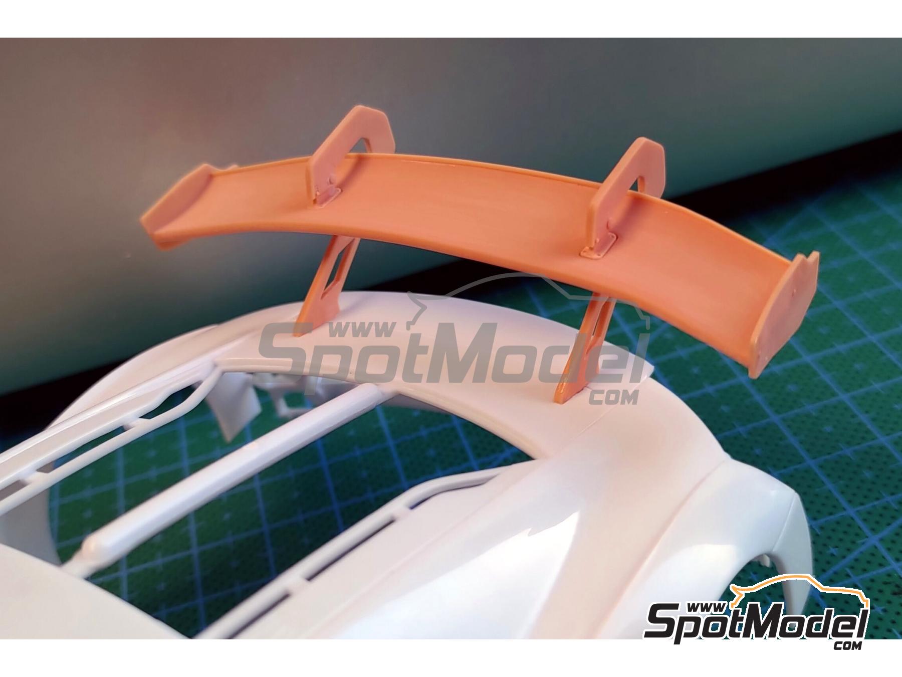 Image 5: Audi R8 LMS Evo II | Wing set in 1/24 scale manufactured by LB Production (ref.&nbsp;LB-TK08, also LBTK08)