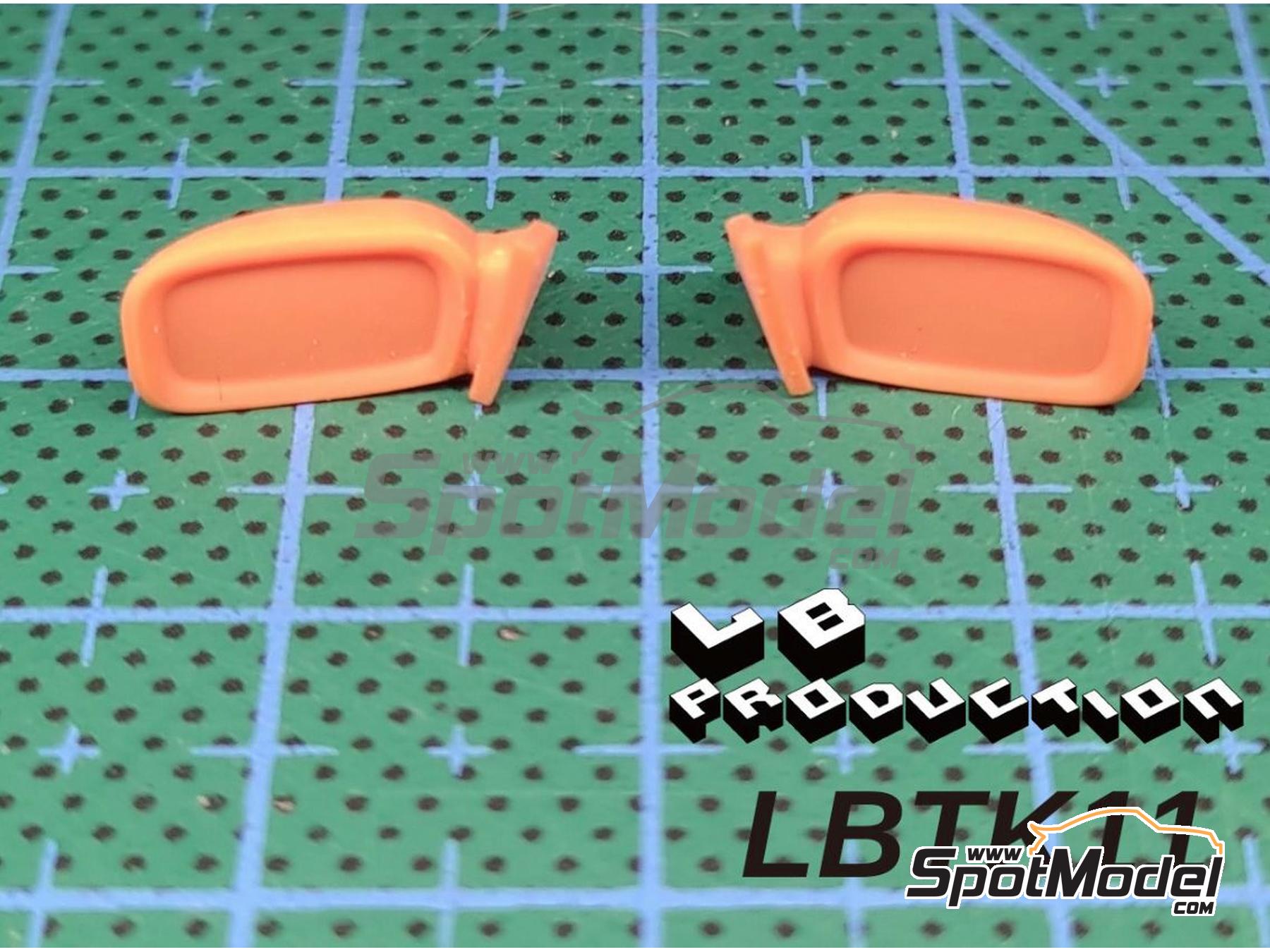 Image 2: Retrovisores exteriores para Ford Sierra Cosworth | Detalle en escala&nbsp;1/24 fabricado por LB Production (ref.&nbsp;LB-TK11, tambien LBTK11)