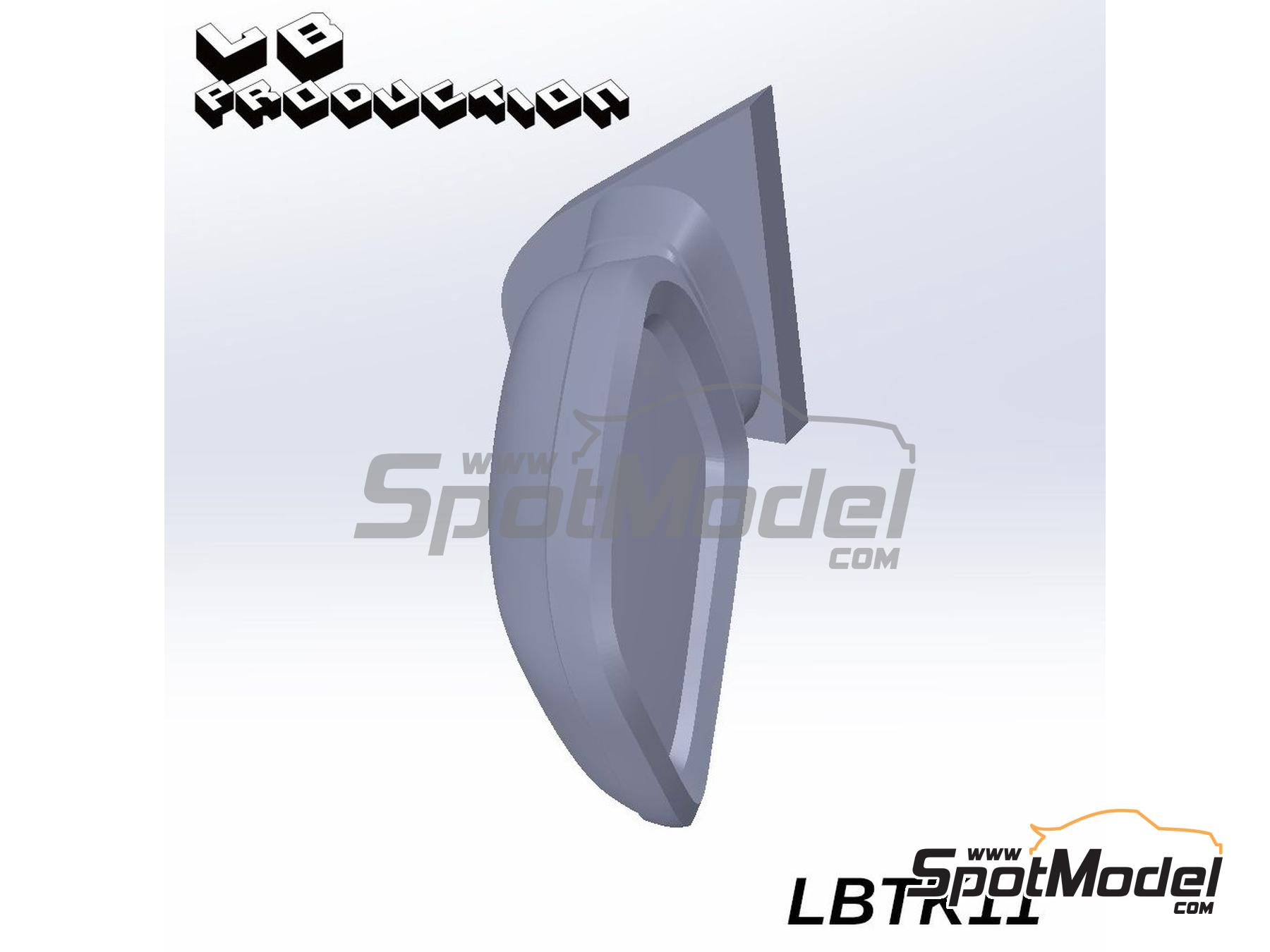 Image 4: Retrovisores exteriores para Ford Sierra Cosworth | Detalle en escala&nbsp;1/24 fabricado por LB Production (ref.&nbsp;LB-TK11, tambien LBTK11)