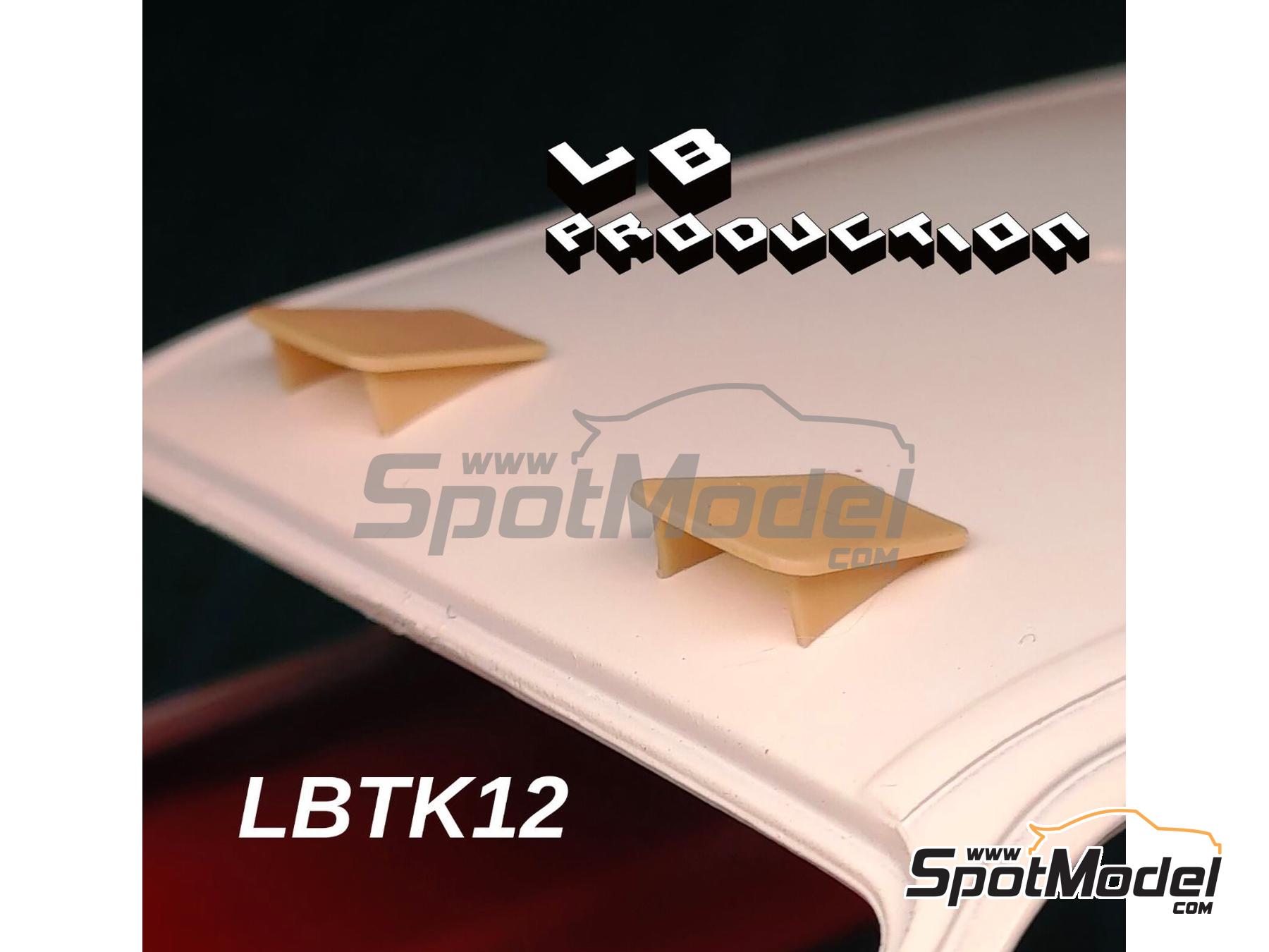 Image 1: Ford Sierra Cosworth 4&times;4 Roof vent covers | Detail in 1/24 scale manufactured by LB Production (ref.&nbsp;LB-TK12, also LBTK12)