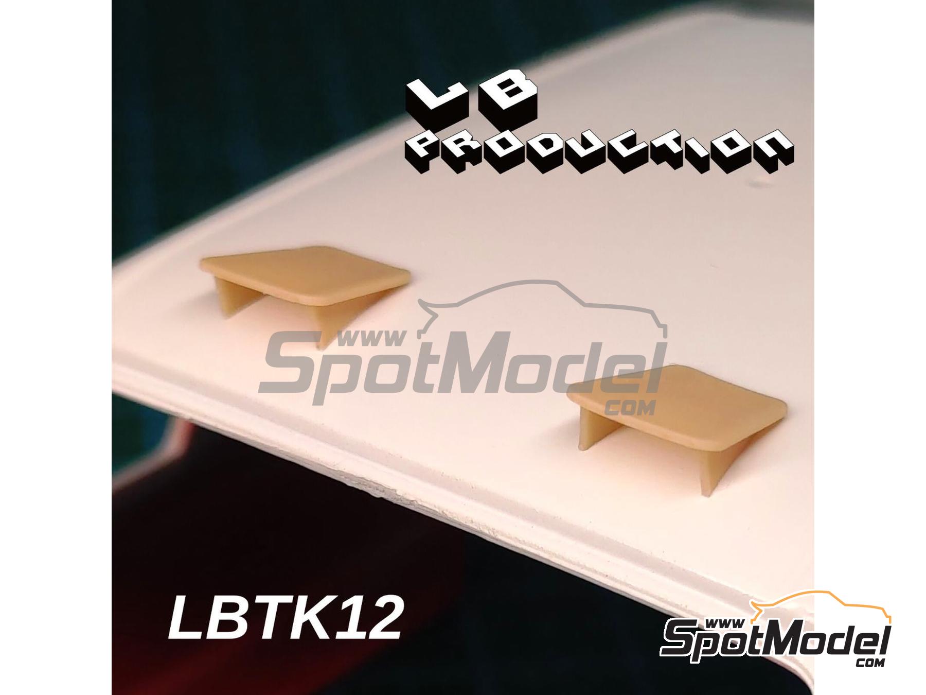 Image 2: Ford Sierra Cosworth 4&times;4 Roof vent covers | Detail in 1/24 scale manufactured by LB Production (ref.&nbsp;LB-TK12, also LBTK12)