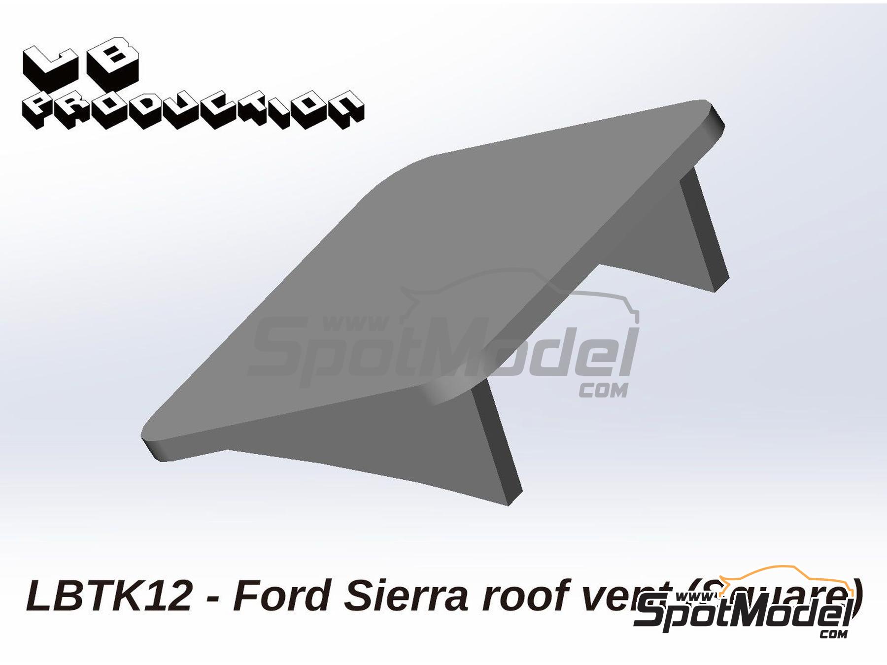 Image 3: Ford Sierra Cosworth 4&times;4 Roof vent covers | Detail in 1/24 scale manufactured by LB Production (ref.&nbsp;LB-TK12, also LBTK12)