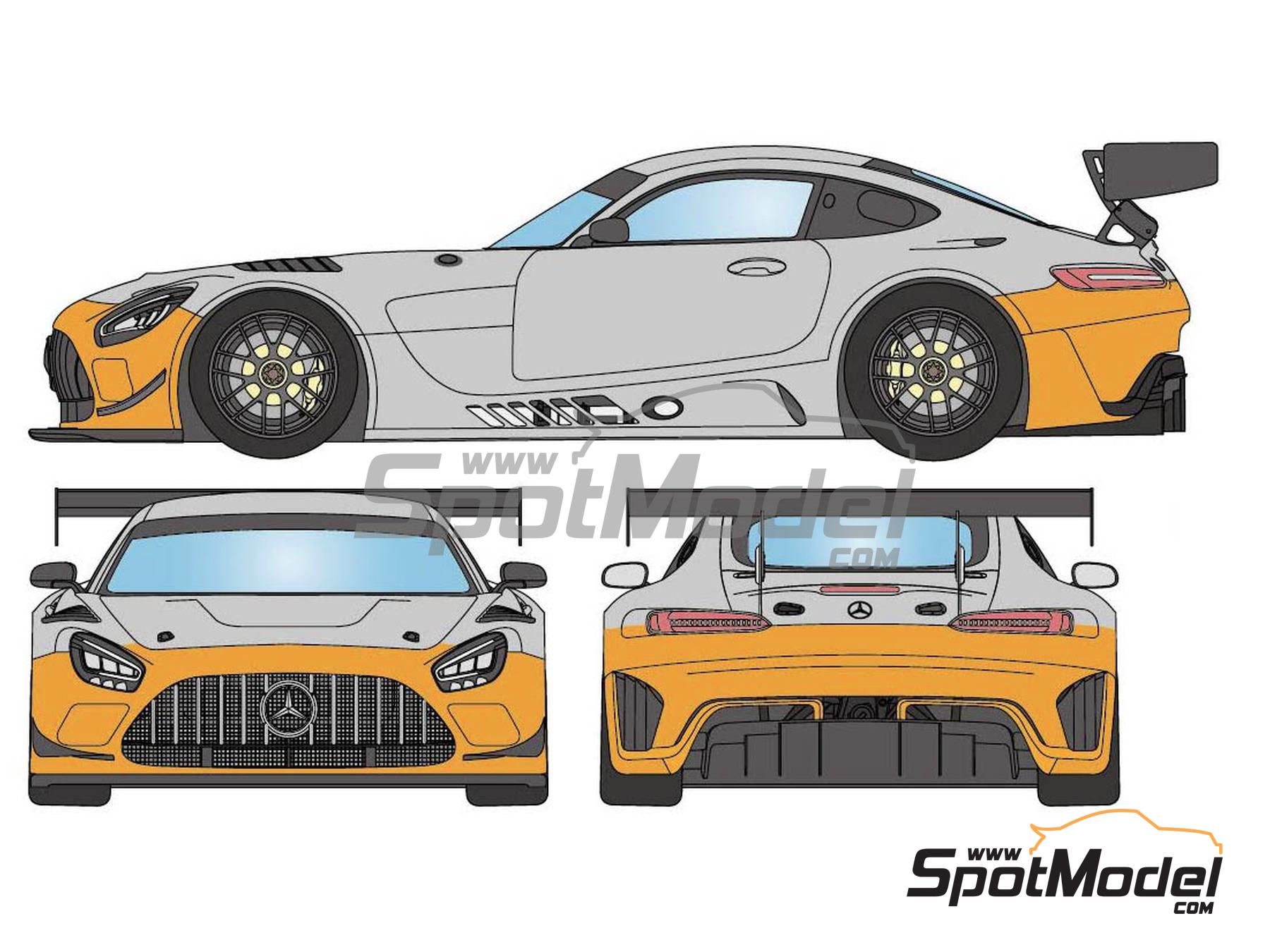 Image 1: Mercedes Benz AMG GT3 Evo | Transkit in 1/24 scale manufactured by LB Production (ref. LB-TK14, also LBTK14)