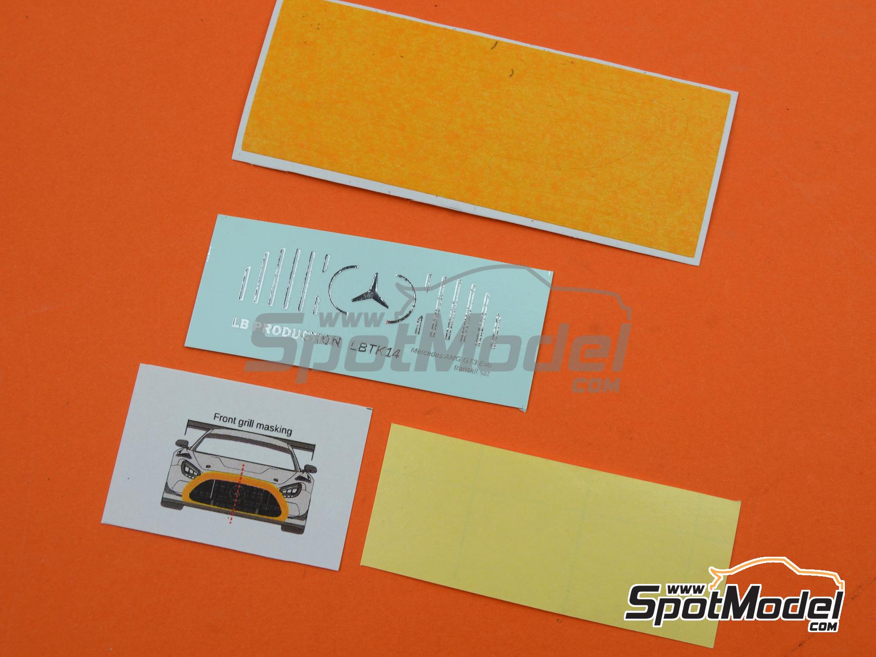 Image 11: Mercedes Benz AMG GT3 Evo | Transkit in 1/24 scale manufactured by LB Production (ref. LB-TK14, also LBTK14)