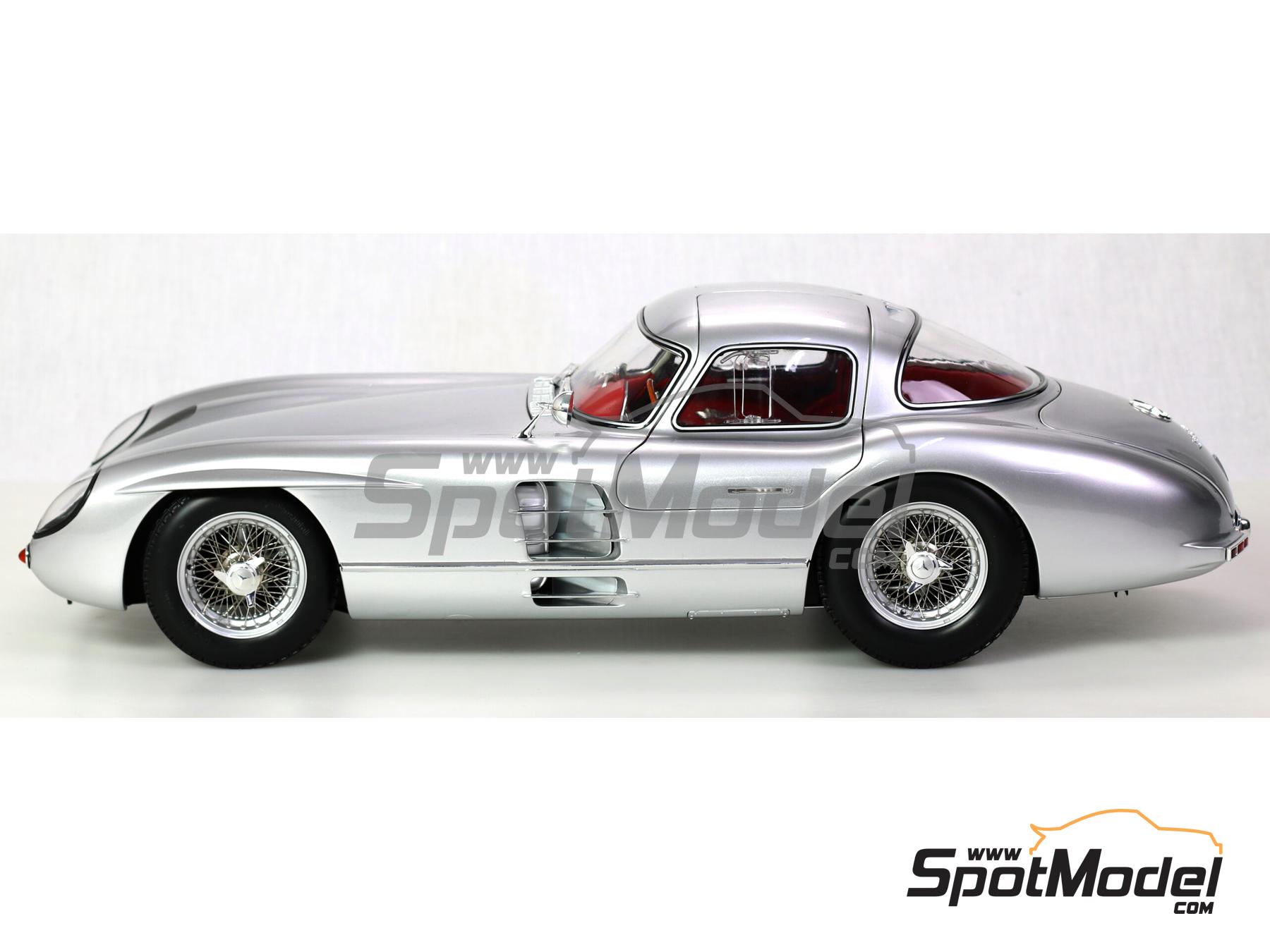 Image 4: Mercedes-Benz 300 SLR Uhlenhaut Coupe Rot - Red version -  1956 | Car scale model kit in 1/8 scale manufactured by Legrand (ref.&nbsp;LE105, also 4250528623793)