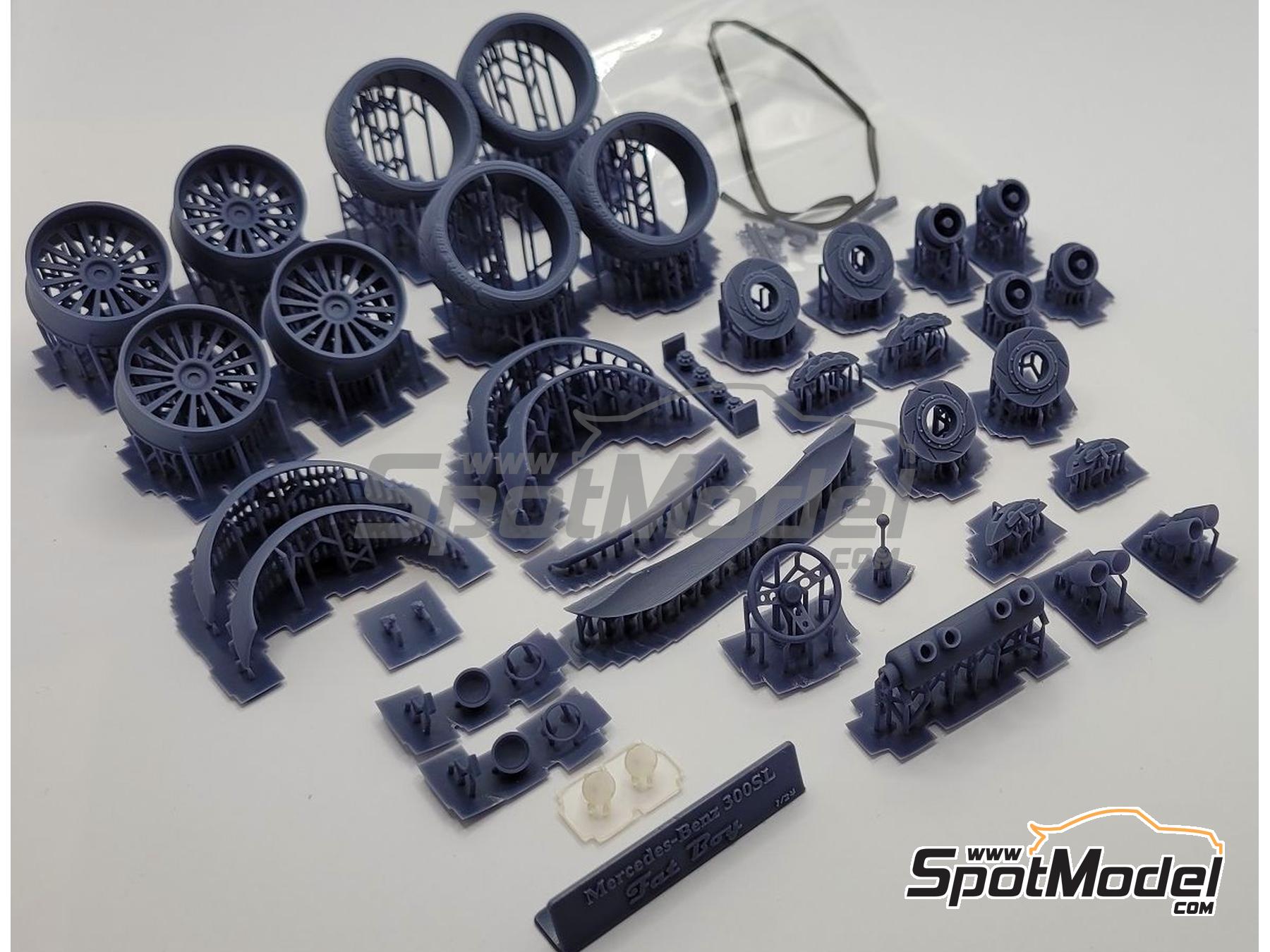 Image 4: Mercedes-Benz 300SL Fat Boy Restomod | Transkit in 1/24 scale manufactured by MGSF (ref. MGSF-UK24-015A, also UK24-015A)