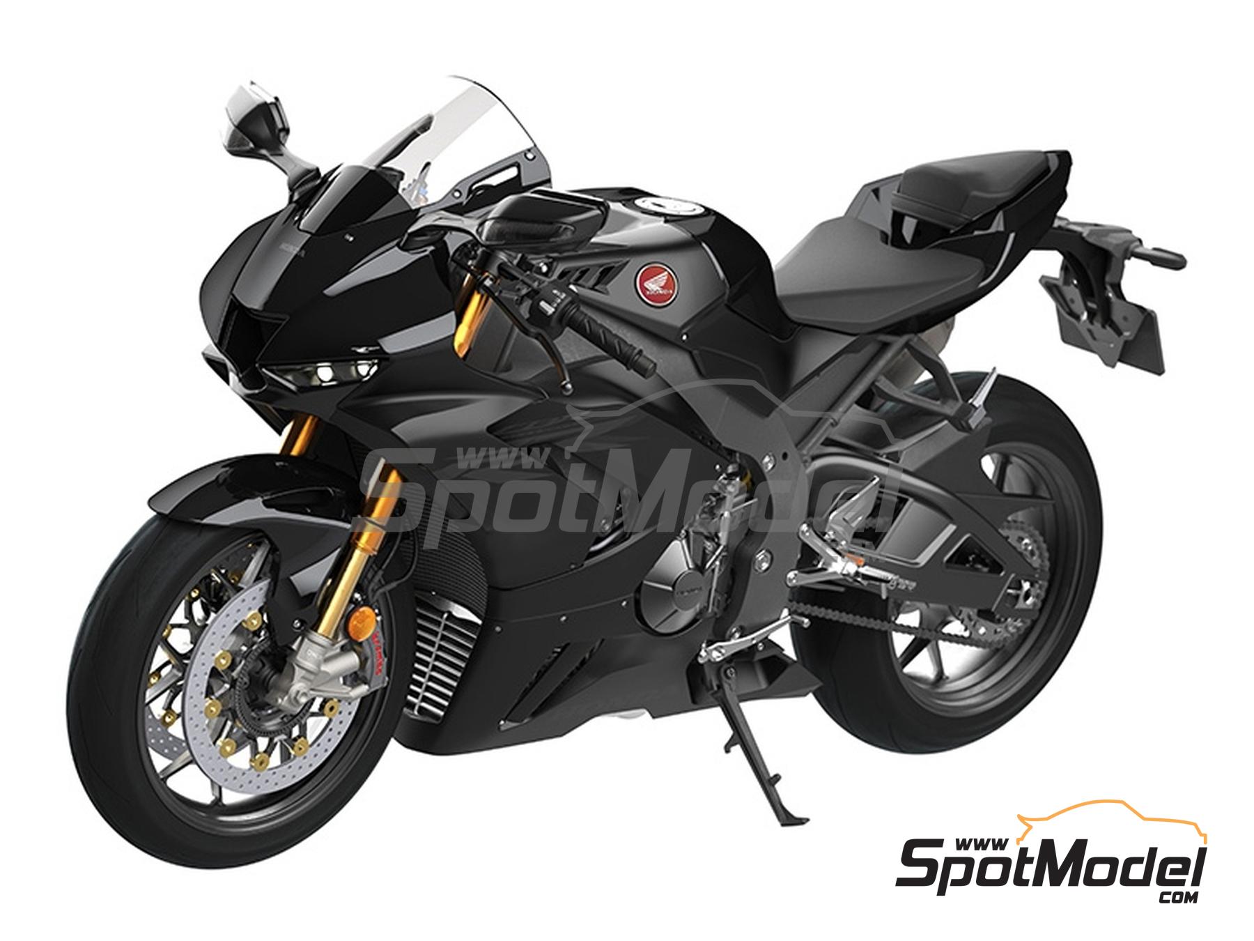 Image 1: Honda CBR1000RR-R Fireblade SP - Black pre-painted version | Motorbike scale model kit in 1/9 scale manufactured by Magic Factory (ref.&nbsp;MAGIC-1405, also 6974715831072 and 1405)