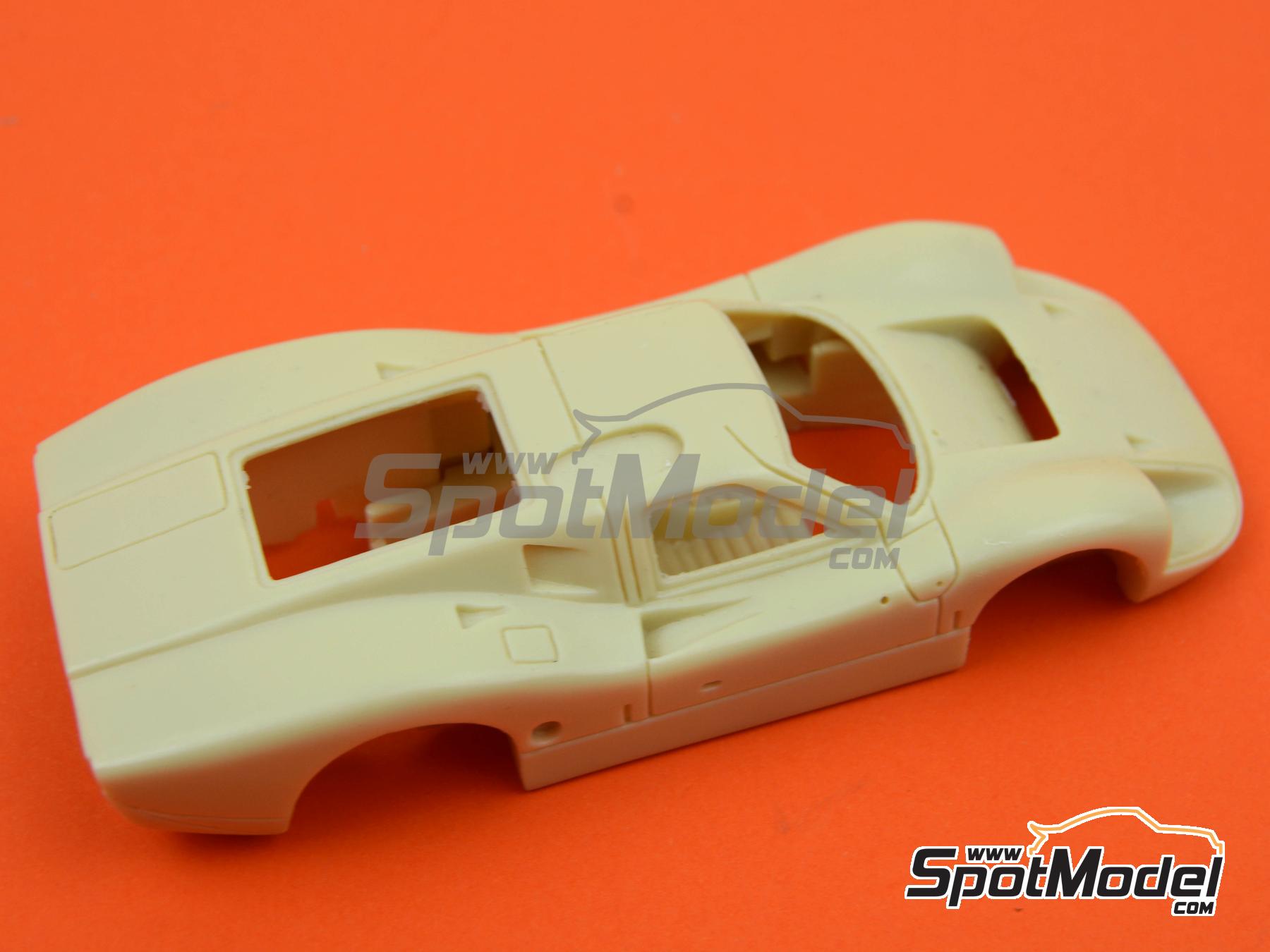 Image 6: Ford GT40 Mk IV Shelby American - Holman & Moody Team - 24 Hours Le Mans 1967 | Car scale model kit in 1/43 scale manufactured by Marsh Models (ref.&nbsp;MM300)