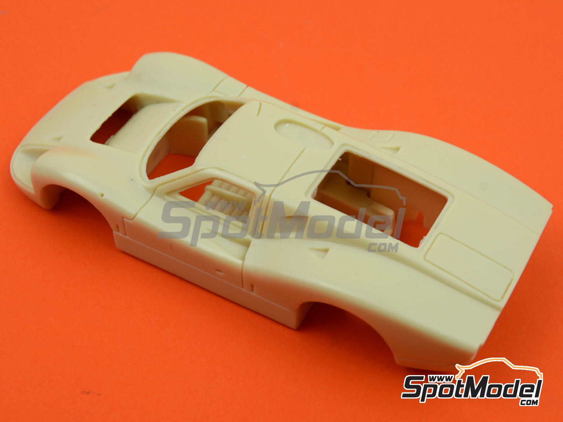 Image 7: Ford GT40 Mk IV Shelby American - Holman & Moody Team - 24 Hours Le Mans 1967 | Car scale model kit in 1/43 scale manufactured by Marsh Models (ref.&nbsp;MM300)