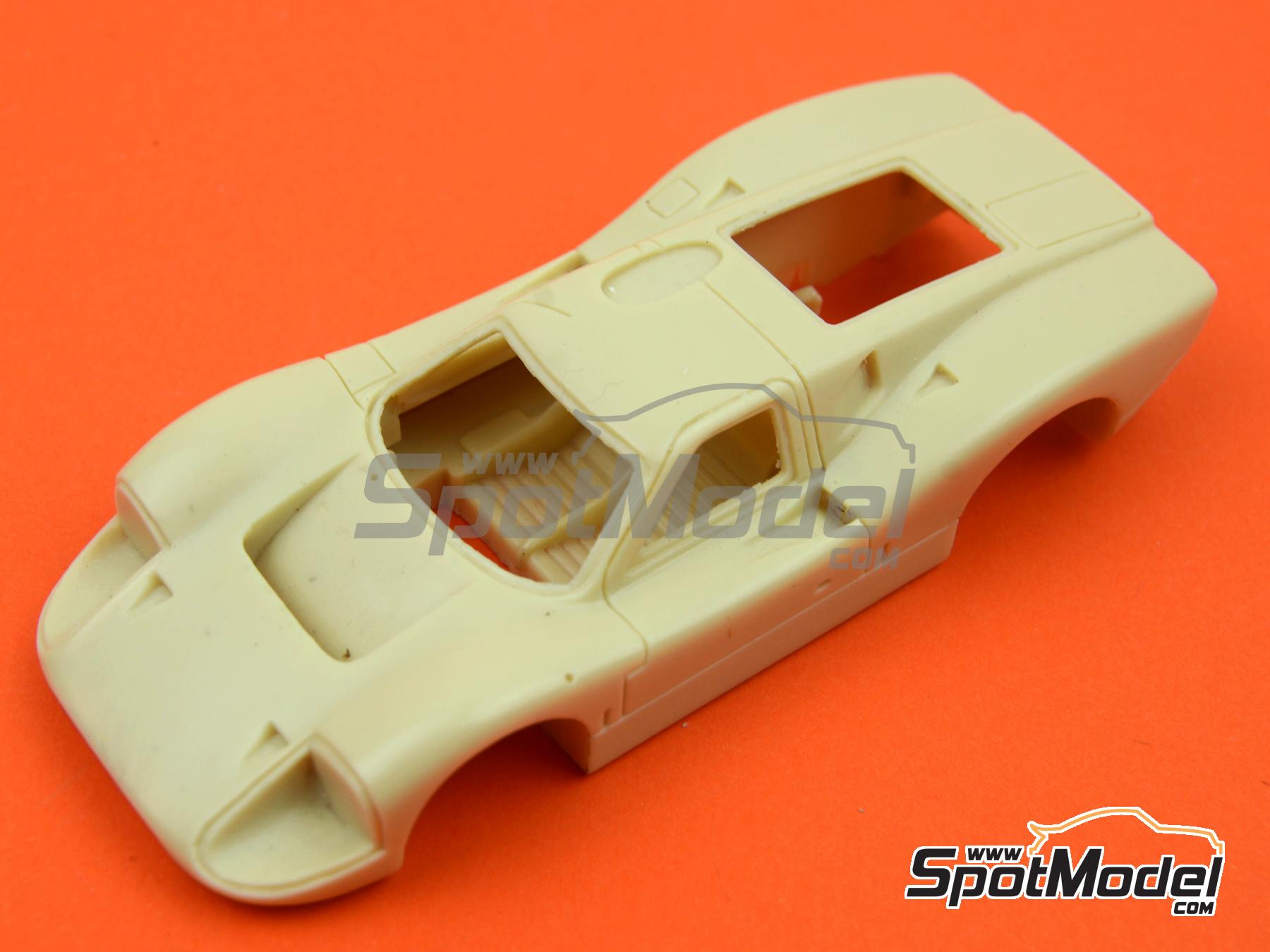 Image 8: Ford GT40 Mk IV Shelby American - Holman & Moody Team - 24 Hours Le Mans 1967 | Car scale model kit in 1/43 scale manufactured by Marsh Models (ref.&nbsp;MM300)