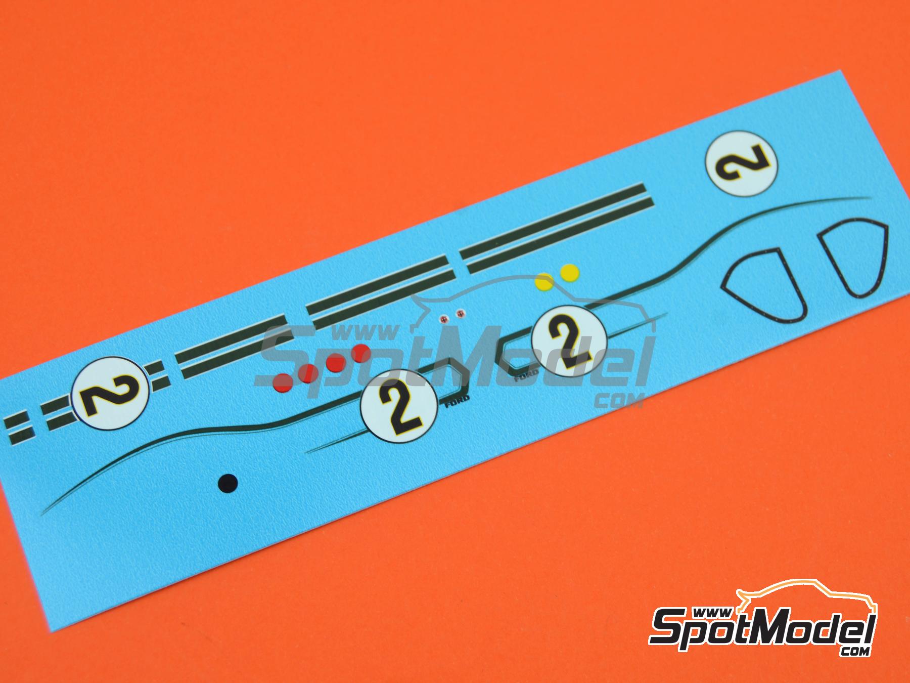Image 14: Ford GT40 Mk IV Shelby American - Holman & Moody Team - 24 Hours Le Mans 1967 | Car scale model kit in 1/43 scale manufactured by Marsh Models (ref.&nbsp;MM300)
