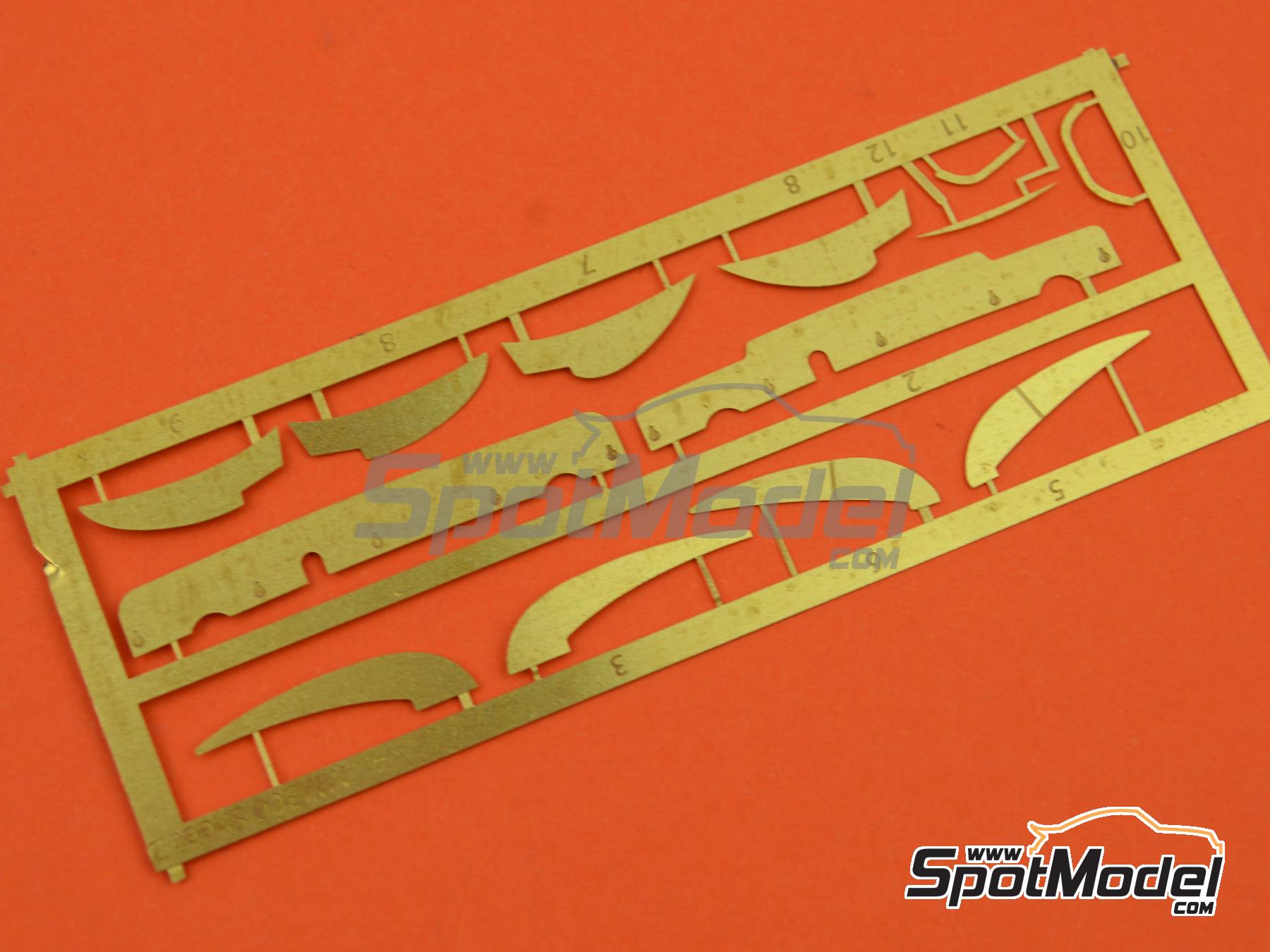 Image 17: Ford GT40 Mk IV Shelby American - Holman & Moody Team - 24 Hours Le Mans 1967 | Car scale model kit in 1/43 scale manufactured by Marsh Models (ref.&nbsp;MM300)