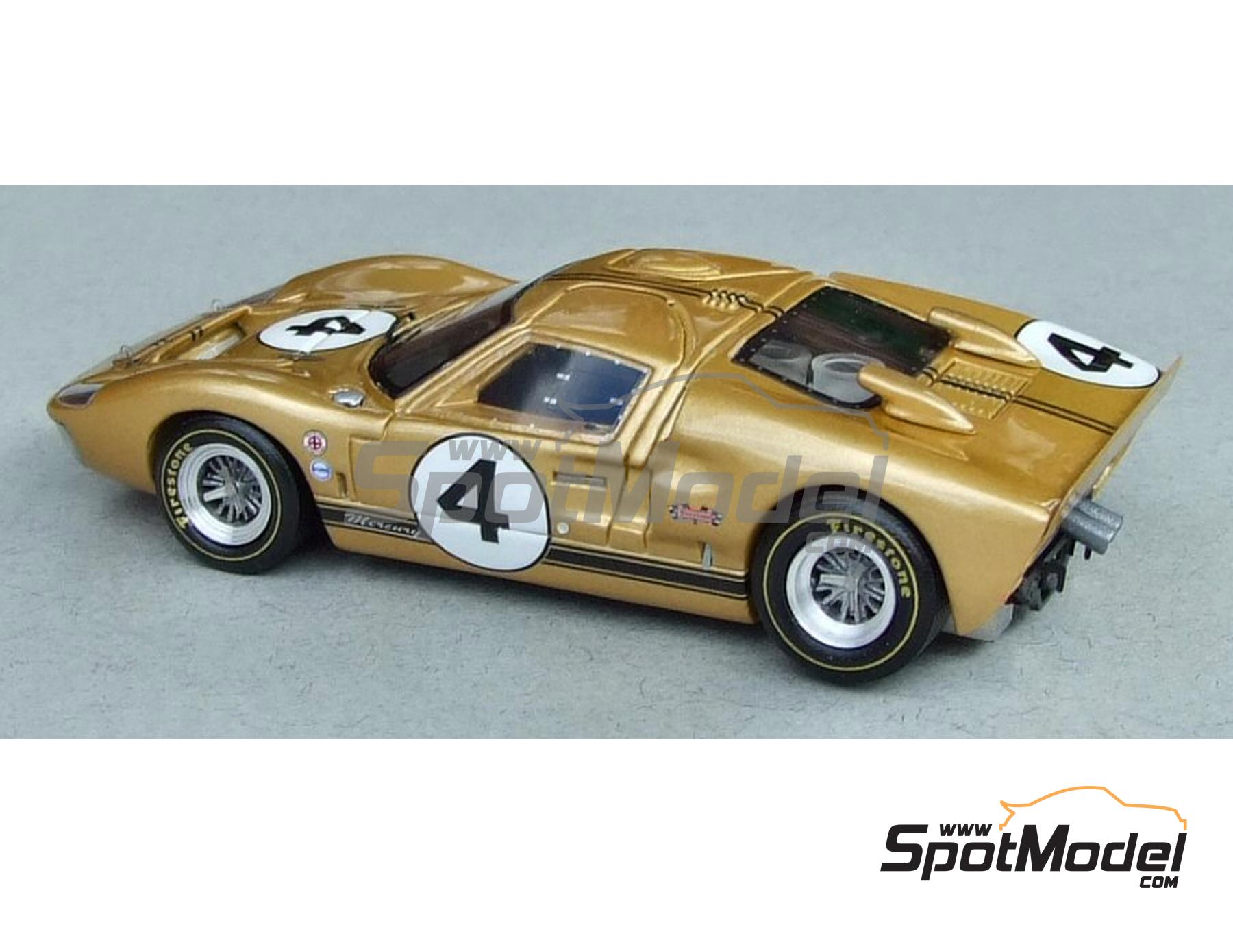 1/43 Spark 1968 Ford GT40 Mk II #95 3rd 24h Daytona Holman & Moody Walt  Hansgen, Mark Donohue Car Model 