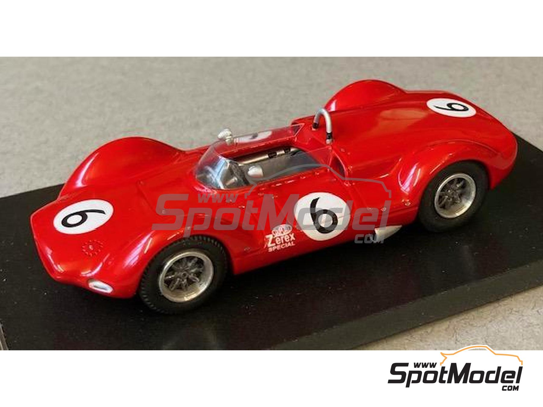 Image 1: Zerex Special Updraught Enterprises Team - Riverside 200 Miles, Puerto Rico Grand Prix 1962 | Car scale model kit in 1/43 scale manufactured by Marsh Models (ref.&nbsp;MM340)