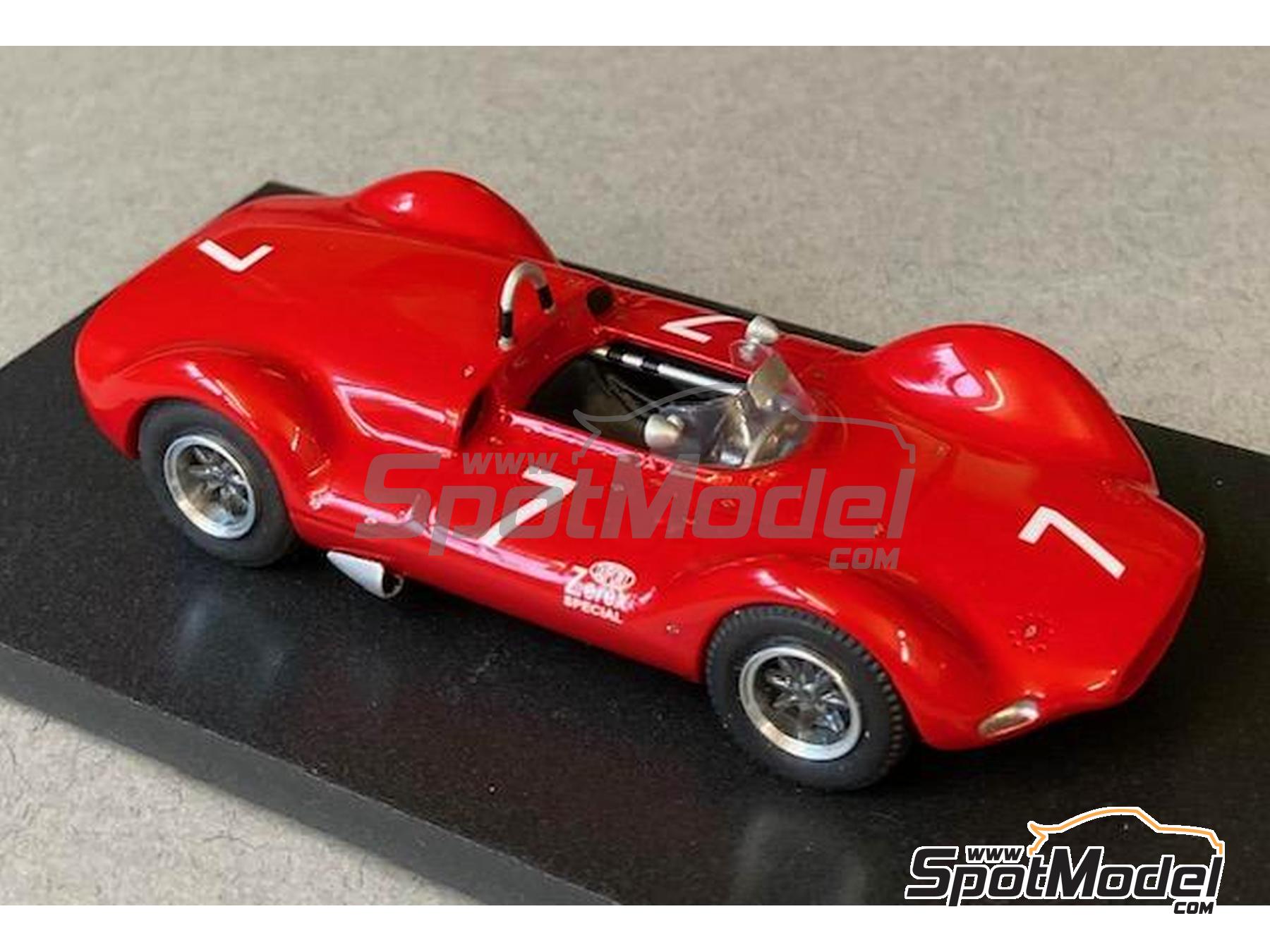 Image 2: Zerex Special Updraught Enterprises Team - Riverside 200 Miles, Puerto Rico Grand Prix 1962 | Car scale model kit in 1/43 scale manufactured by Marsh Models (ref.&nbsp;MM340)