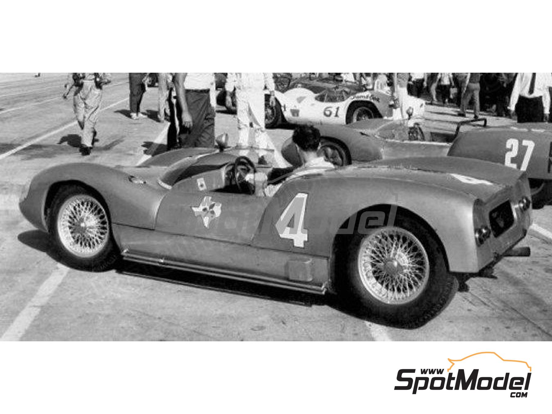 Image 1: Lotus 19 British Racing, Rosebud Team - Player's 200 Mosport, GP Canada Mosport, Riverside 200 Miles, Pacific Coast Championship, Nassau Trophy Race 1961, 1962 and 1963 | Car scale model kit in 1/43 scale manufactured by Marsh Models (ref. MM342)