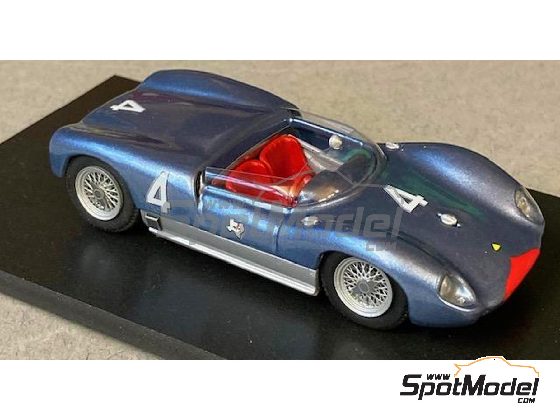 Image 2: Lotus 19 British Racing, Rosebud Team - Player's 200 Mosport, GP Canada Mosport, Riverside 200 Miles, Pacific Coast Championship, Nassau Trophy Race 1961, 1962 and 1963 | Car scale model kit in 1/43 scale manufactured by Marsh Models (ref. MM342)