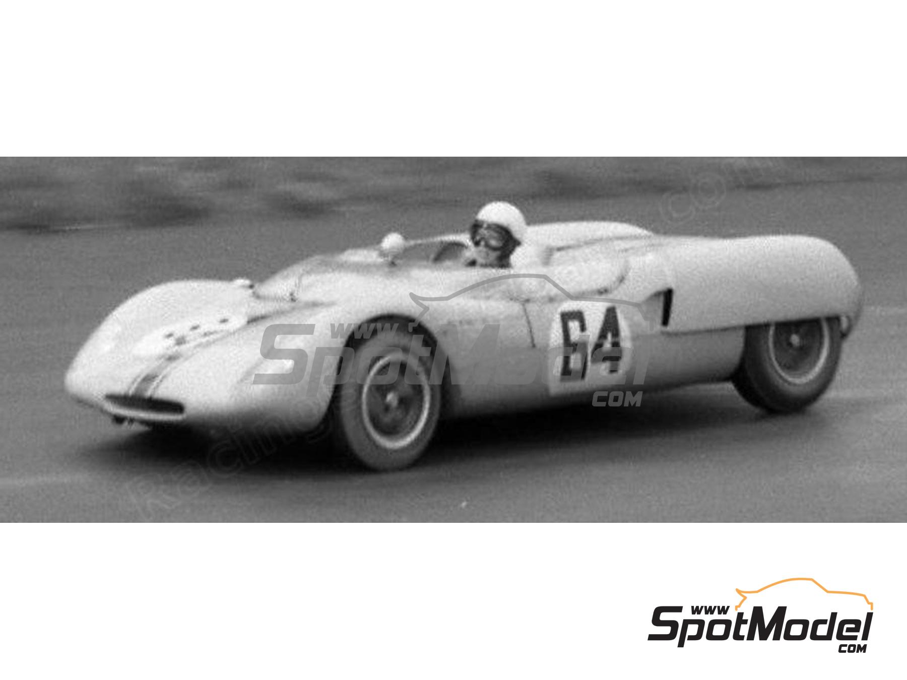 Image 8: Lotus 23 Equipo Ian Walker Racing, Irish Racing, Ecurie Vitesse - 1000 Kil&oacute;metros de N&uuml;rburgring, USRRC Laguna Seca, GP Canada Mosport, Pacific Northwest GP, 200 Millas de Laguna Seca, USRRC Bridgehampton, SCCA National Virginia 1962, 1963 y 1965 | Maqueta de coche en escala&nbsp;1/43 fabricado por Marsh Models (ref.&nbsp;MM349)