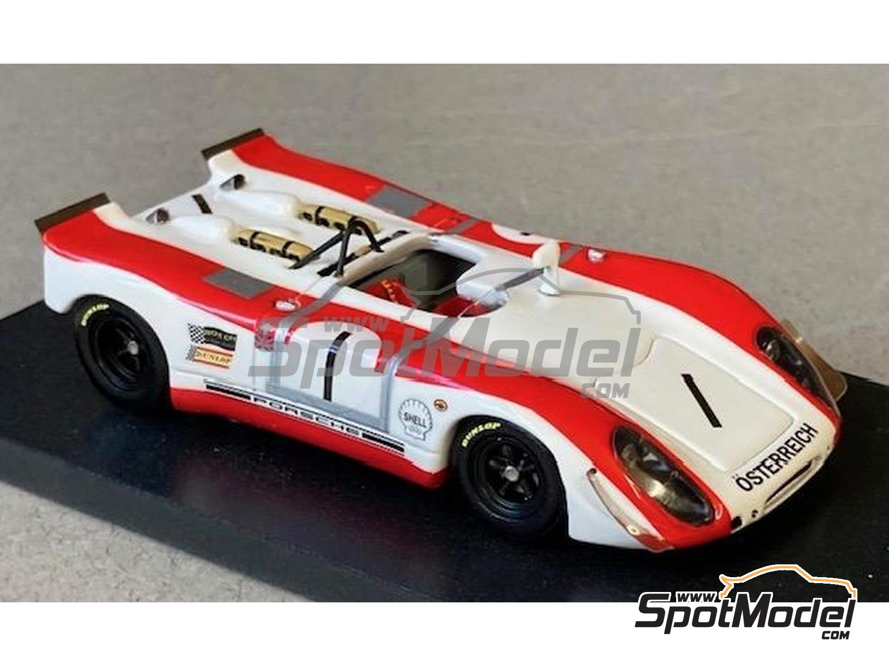 Image 1: Porsche 908/2 Porsche Austria, Porsche System Engineering, Asahi Pentax Racing, Solar Productions Team - Nürburgring 1000 Kilometres, 12 Hours Sebring, Watkins Glen 6 Hours 1969 and 1970 | Car scale model kit in 1/43 scale manufactured by Marsh Models (ref. MM351)