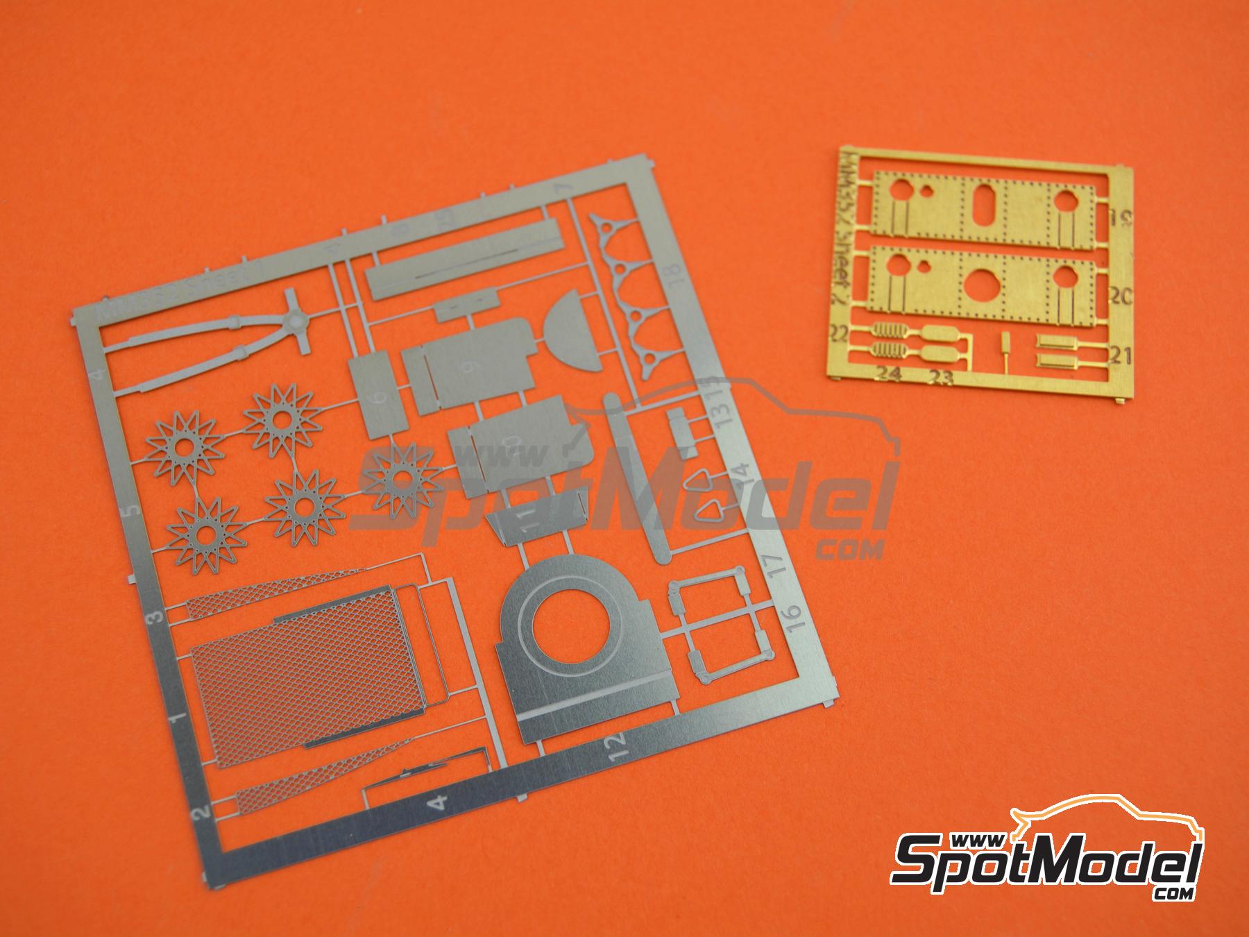 Image 4: Chaparral 2F Chaparral Cars Team - Monza 1000 Kilometres, N&uuml;rburgring 1000 Kilometres, 12 Hours Sebring, 24 Hours Le Mans, Targa Florio, 6 Hours Brands Hatch, Spa 1000 Kilometres 1967 | Car scale model kit in 1/43 scale manufactured by Marsh Models (ref.&nbsp;MM352)
