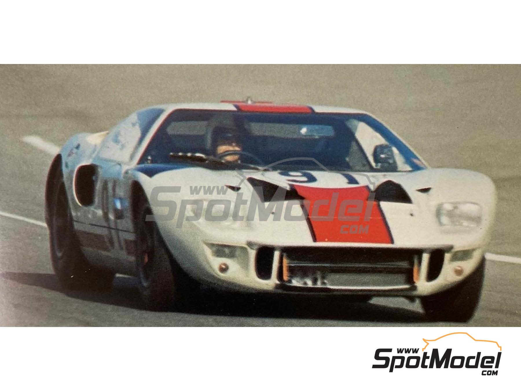 Image 4: Ford GT40 Brescia Racing Corse, Essex Wire Team - 12 Hours Sebring, 24 Hours of Daytona, Riverside 200 Miles 1965, 1966 and 1967 | Car scale model kit in 1/43 scale manufactured by Marsh Models (ref.&nbsp;MM360)