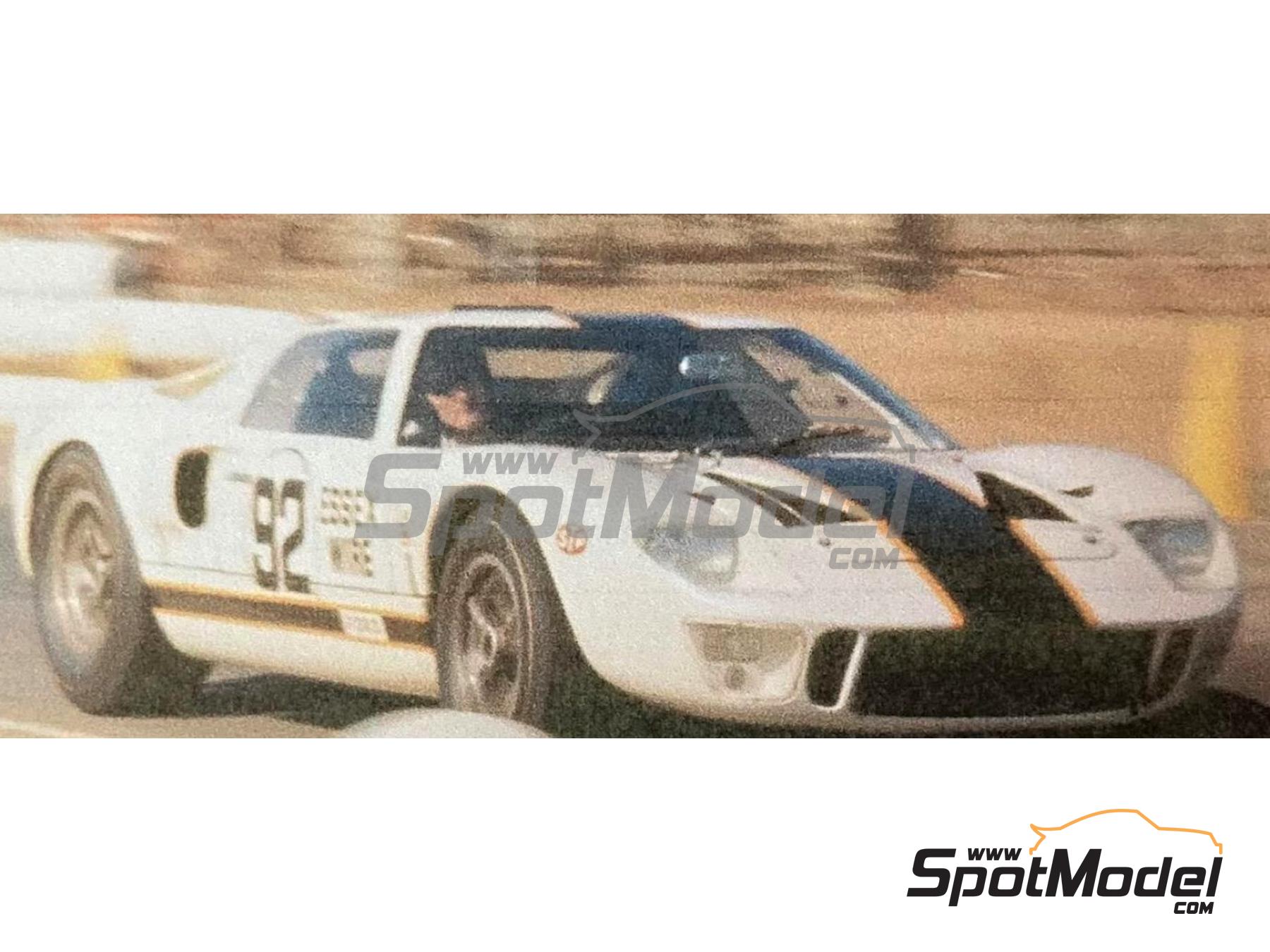 Image 6: Ford GT40 Brescia Racing Corse, Essex Wire Team - 12 Hours Sebring, 24 Hours of Daytona, Riverside 200 Miles 1965, 1966 and 1967 | Car scale model kit in 1/43 scale manufactured by Marsh Models (ref.&nbsp;MM360)