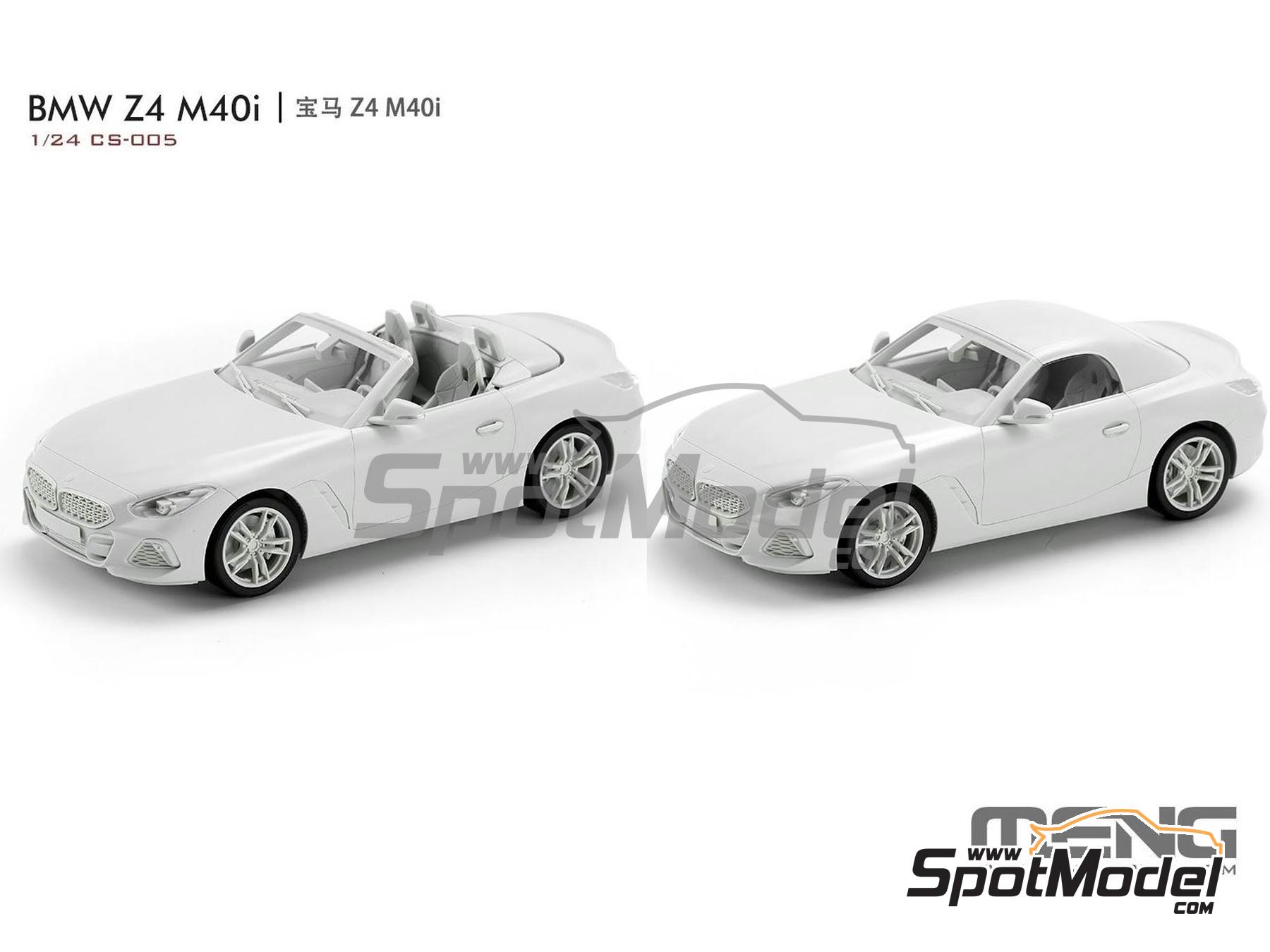 Image 3: BMW Z4 M40i | Car scale model kit in 1/24 scale manufactured by Meng Model (ref. CS-005, also 4897038553464)