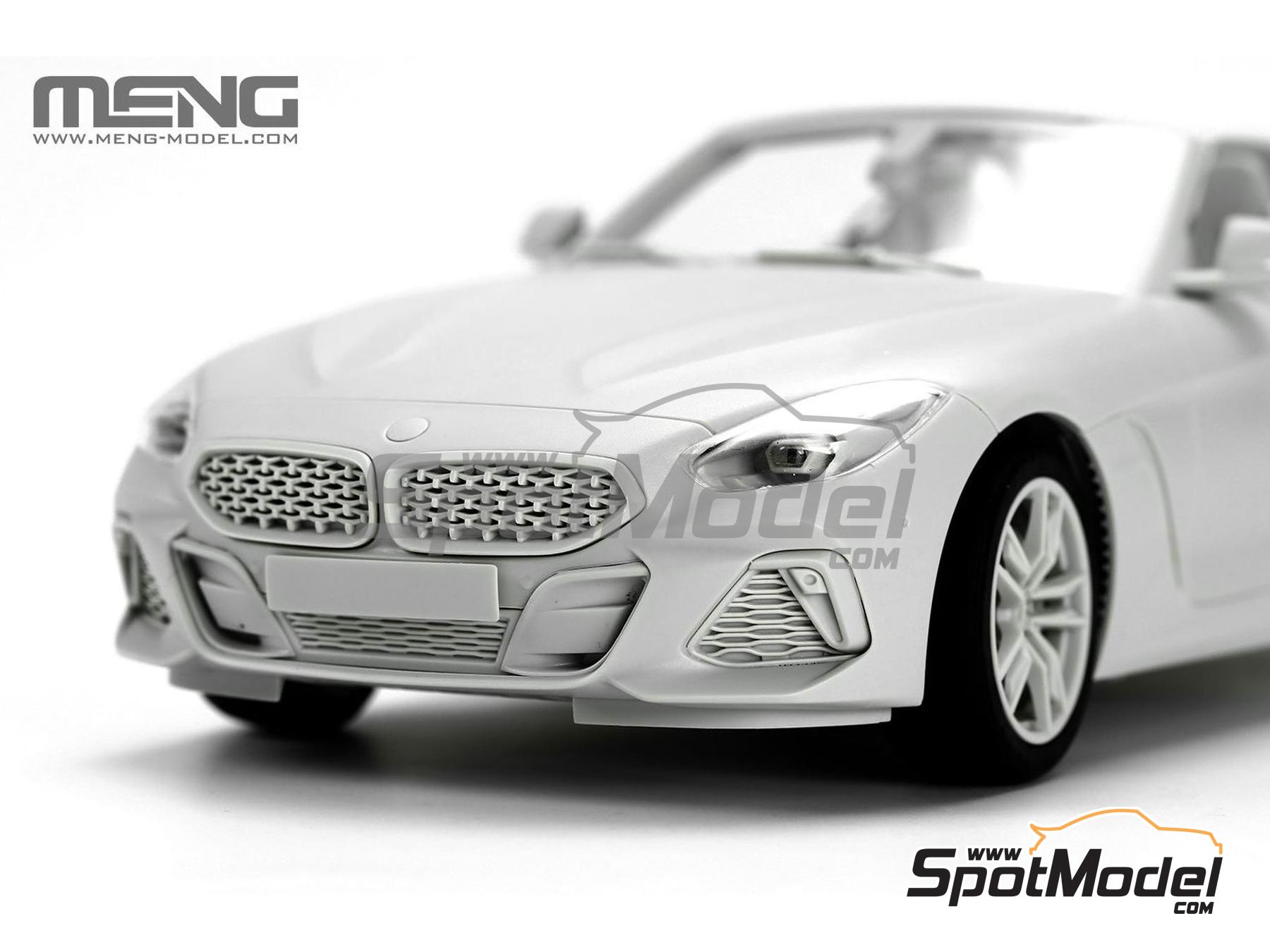 Image 7: BMW Z4 M40i | Car scale model kit in 1/24 scale manufactured by Meng Model (ref. CS-005, also 4897038553464)