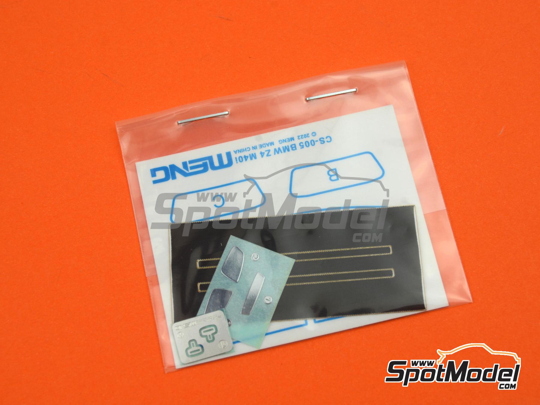 Image 15: BMW Z4 M40i | Car scale model kit in 1/24 scale manufactured by Meng Model (ref. CS-005, also 4897038553464)