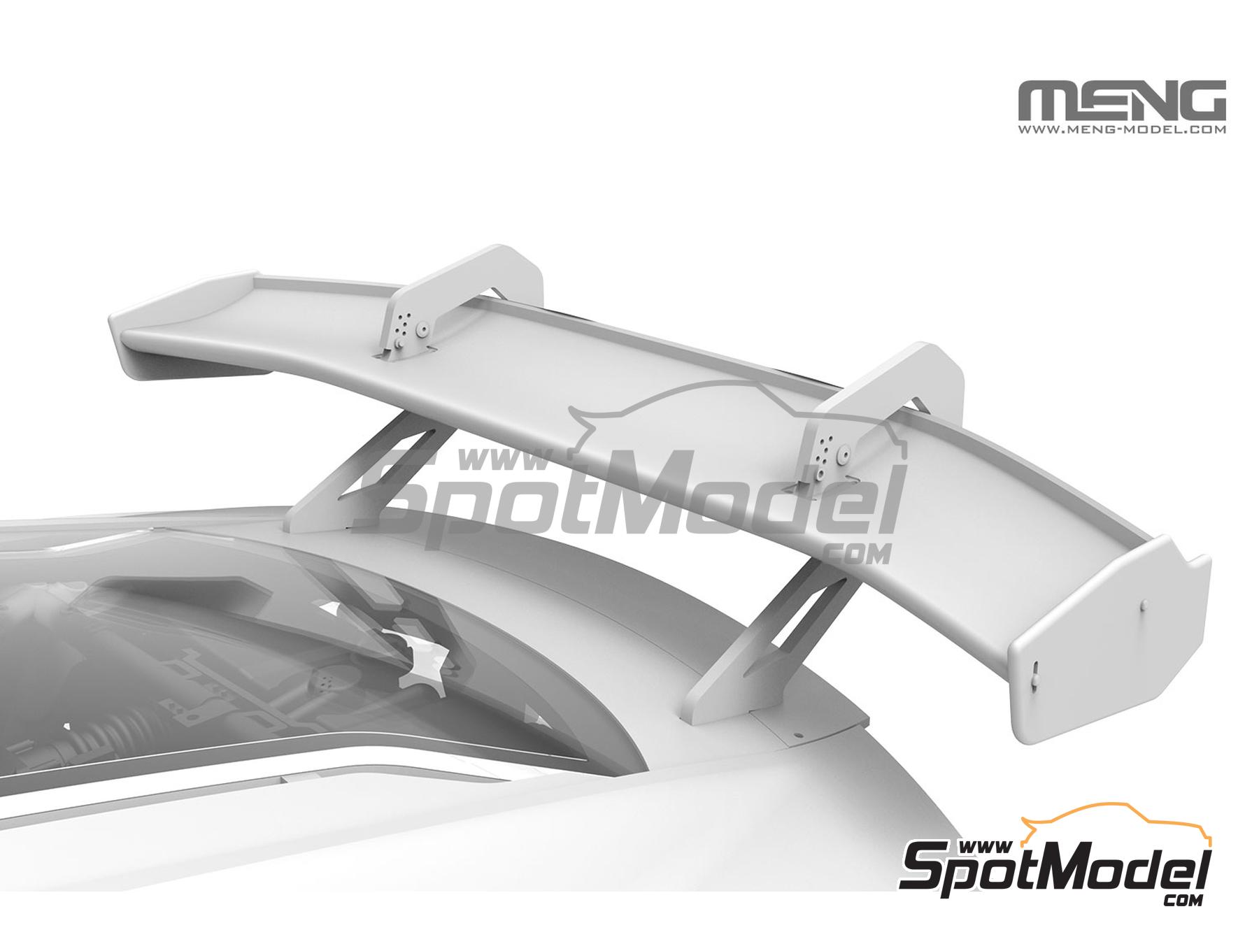 Image 4: Audi R8 LMS GT3 Evo II Equipo Absolute Racing patrocinado por Meng - TSS Thailand Super Series 2024 | Maqueta de coche en escala&nbsp;1/24 fabricado por Meng Model (ref.&nbsp;CS-009, tambien 4897038554072)
