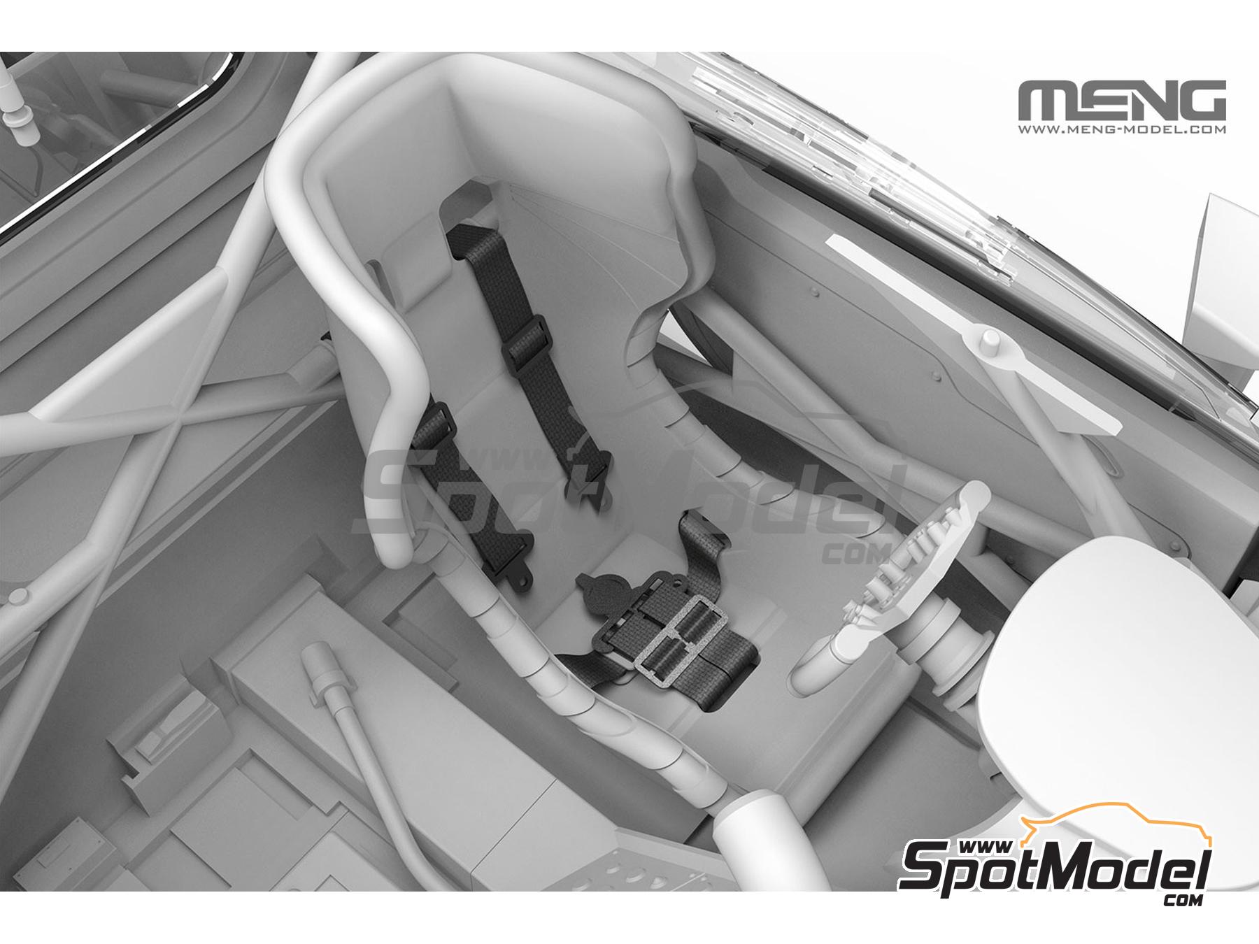 Image 9: Audi R8 LMS GT3 Evo II Equipo Absolute Racing patrocinado por Meng - TSS Thailand Super Series 2024 | Maqueta de coche en escala&nbsp;1/24 fabricado por Meng Model (ref.&nbsp;CS-009, tambien 4897038554072)