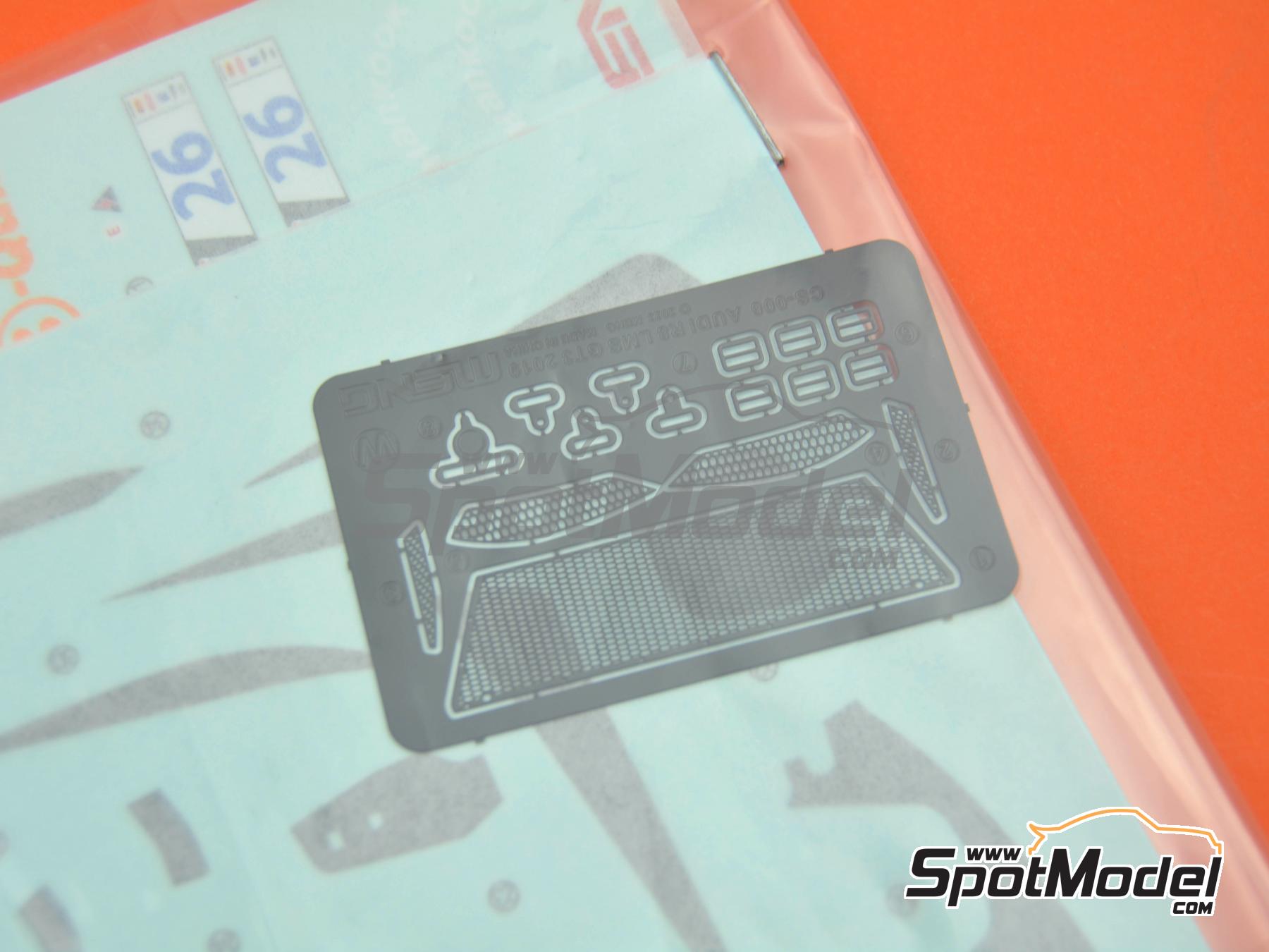 Image 24: Audi R8 LMS GT3 Evo II Absolute Racing Team sponsored by B-Quick - TSS Thailand Super Series 2024 | Car scale model kit in 1/24 scale manufactured by Meng Model (ref. CS-011, also 4897038554089)