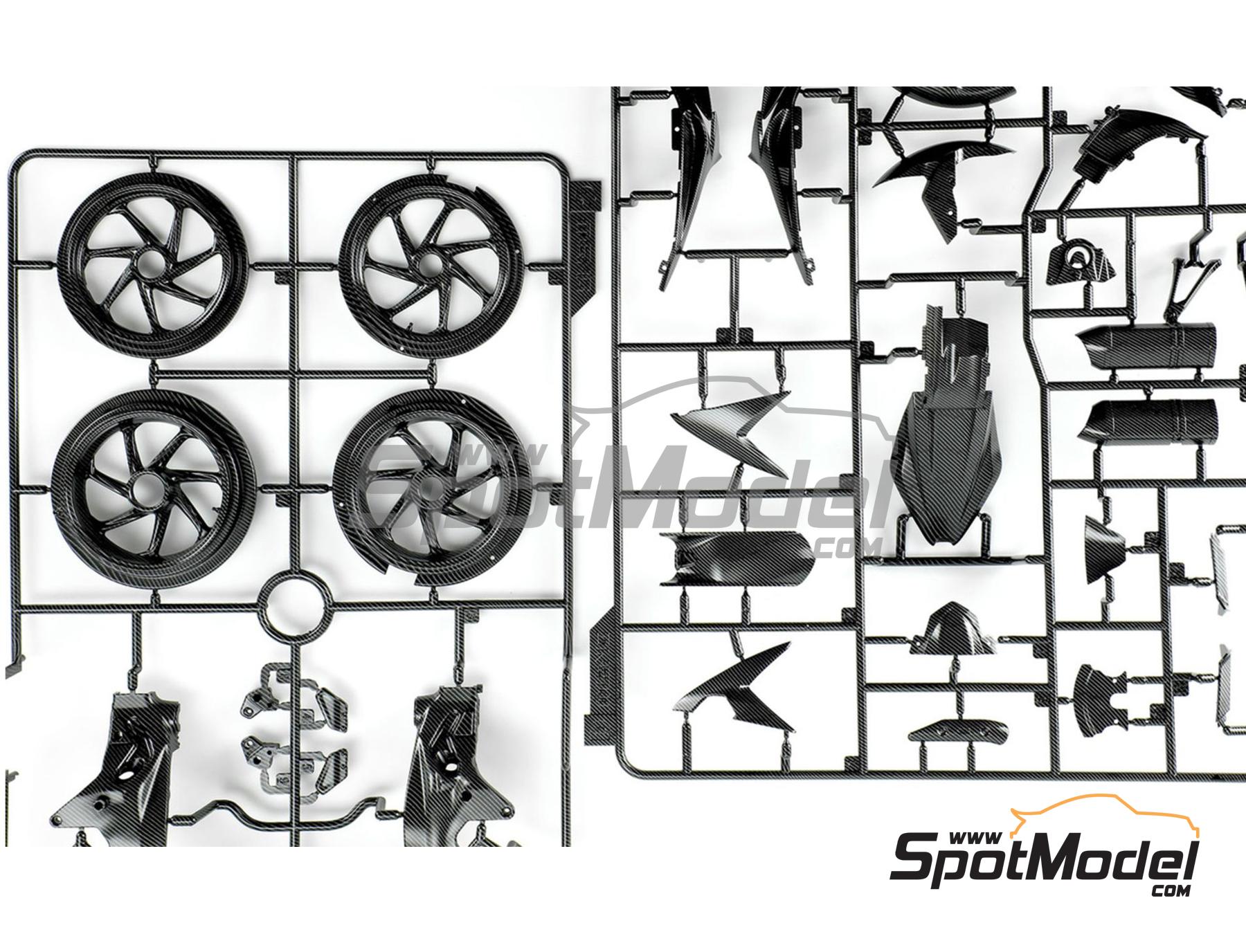 Image 5: BMW HP4 Race (pre-painted) | Motorbike scale model kit in 1/9 scale manufactured by Meng Model (ref.&nbsp;MT-004s, also 4897038553334)