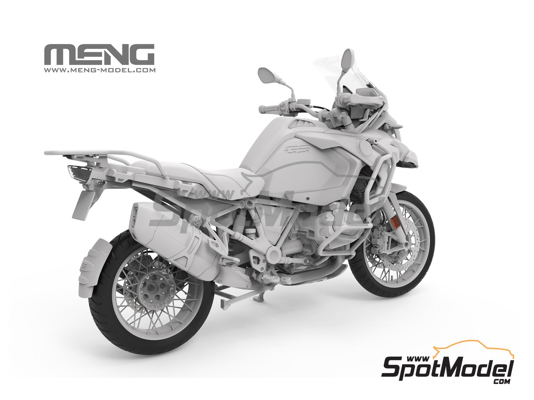 Image 3: BMW R 1250 GS Adventure | Motorbike scale model kit in 1/9 scale manufactured by Meng Model (ref. MT-005, also 4897038553860)