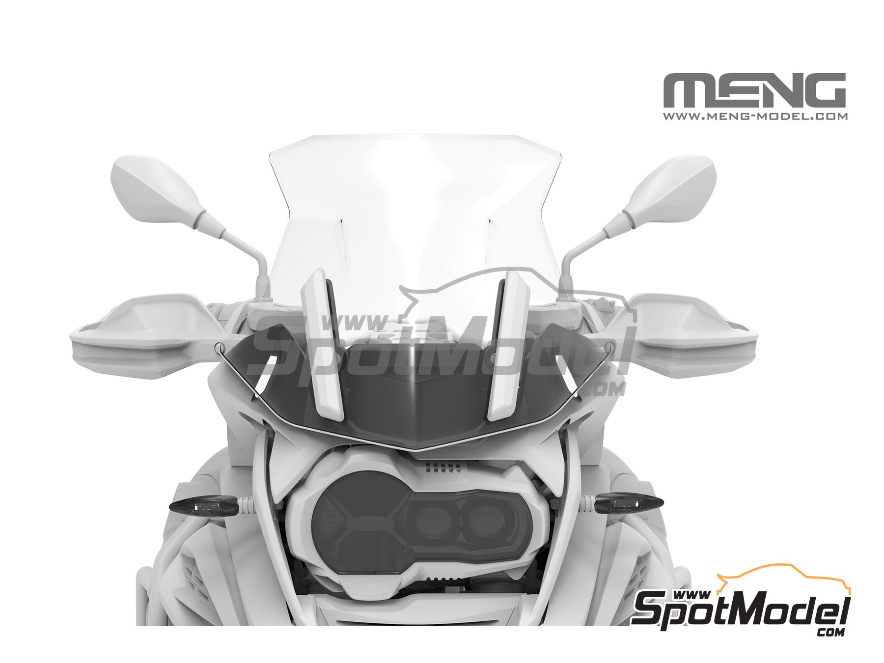 Image 9: BMW R 1250 GS Adventure | Motorbike scale model kit in 1/9 scale manufactured by Meng Model (ref. MT-005, also 4897038553860)