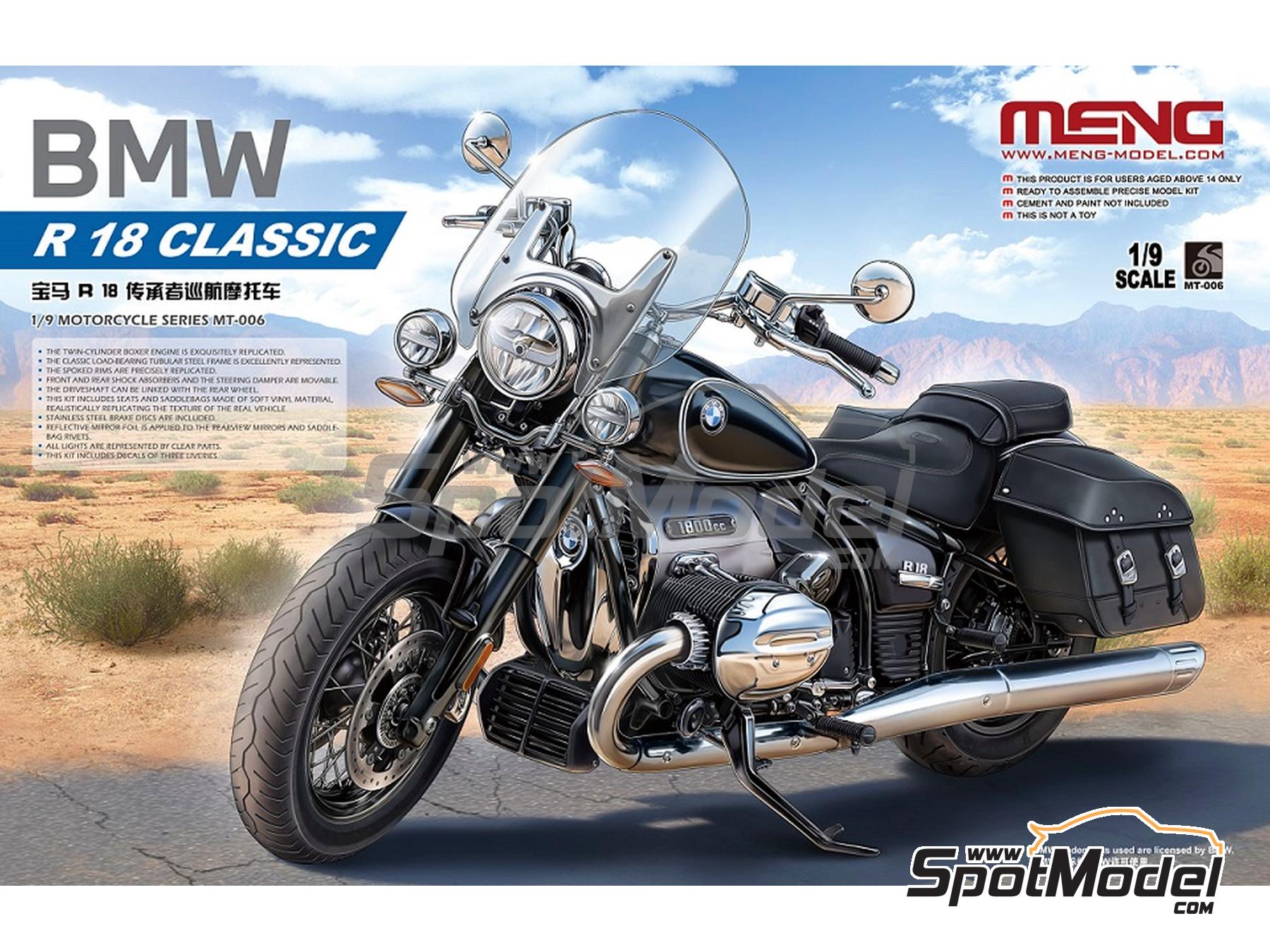 Image 1: BMW R18 Classic | Maqueta de moto en escala&nbsp;1/9 fabricado por Meng Model (ref.&nbsp;MT-006, tambien 4897038554140)