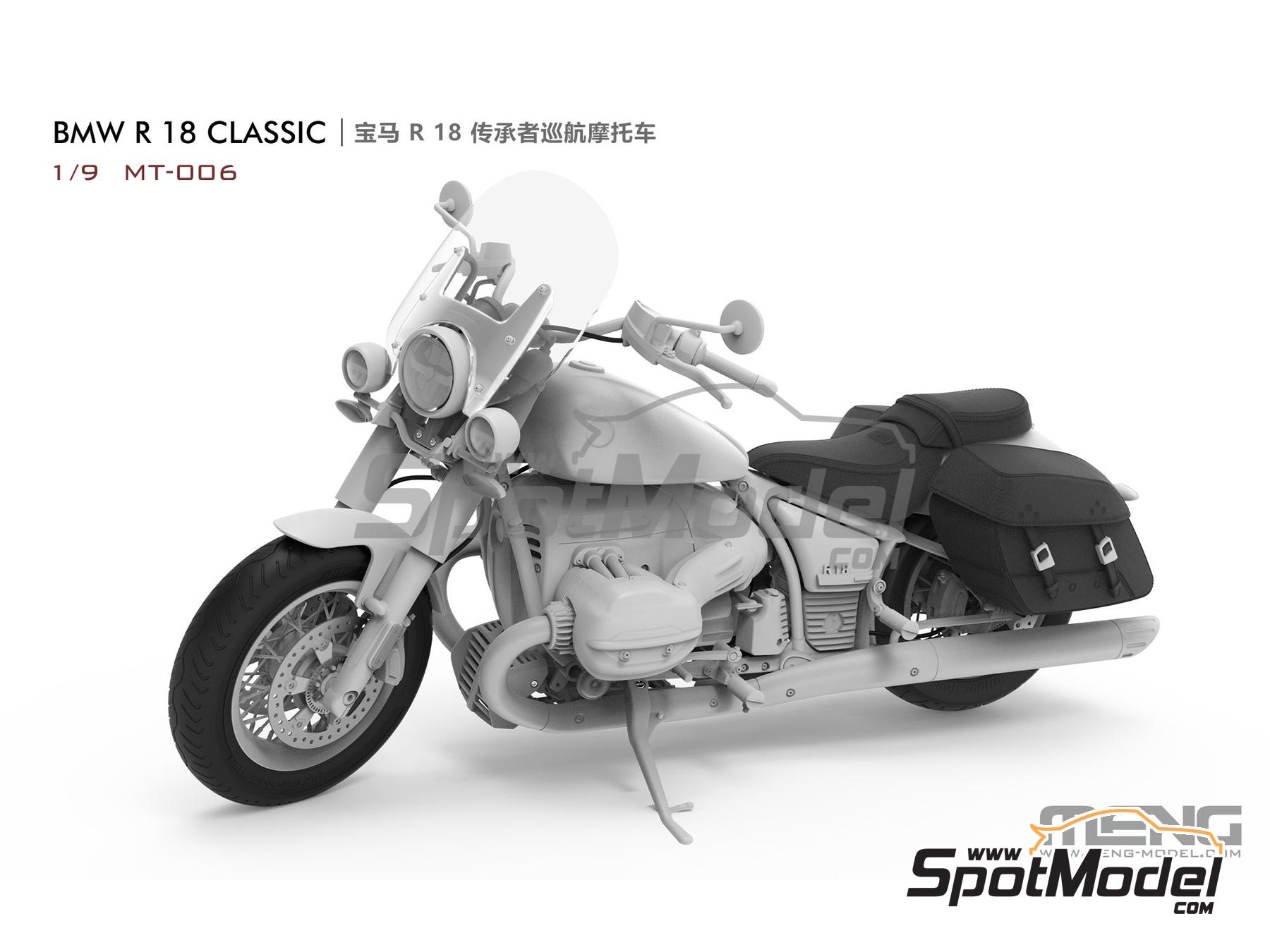 Image 2: BMW R18 Classic | Maqueta de moto en escala&nbsp;1/9 fabricado por Meng Model (ref.&nbsp;MT-006, tambien 4897038554140)
