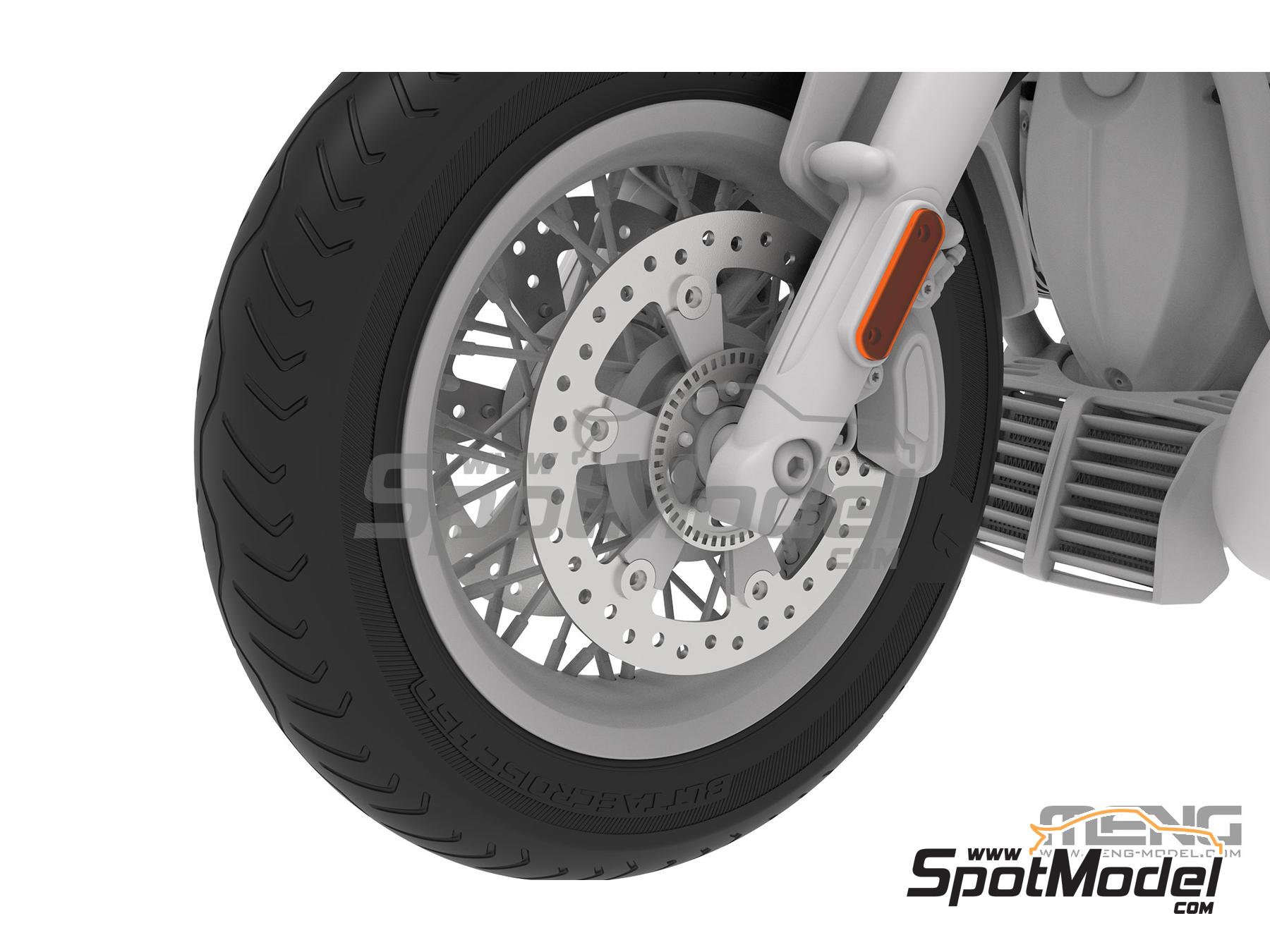 Image 6: BMW R18 Classic | Maqueta de moto en escala&nbsp;1/9 fabricado por Meng Model (ref.&nbsp;MT-006, tambien 4897038554140)