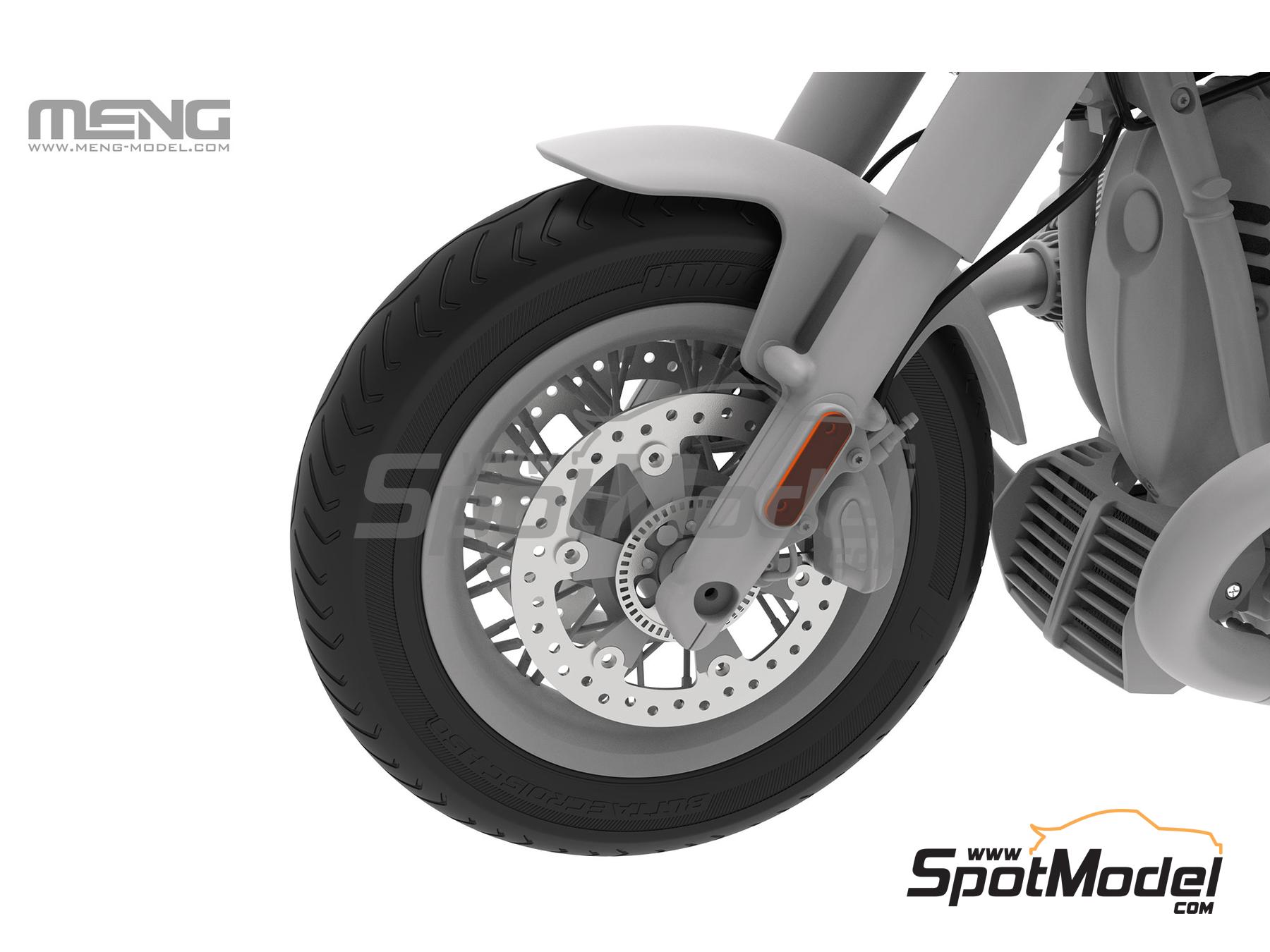 Image 8: BMW R18 Classic | Maqueta de moto en escala&nbsp;1/9 fabricado por Meng Model (ref.&nbsp;MT-006, tambien 4897038554140)