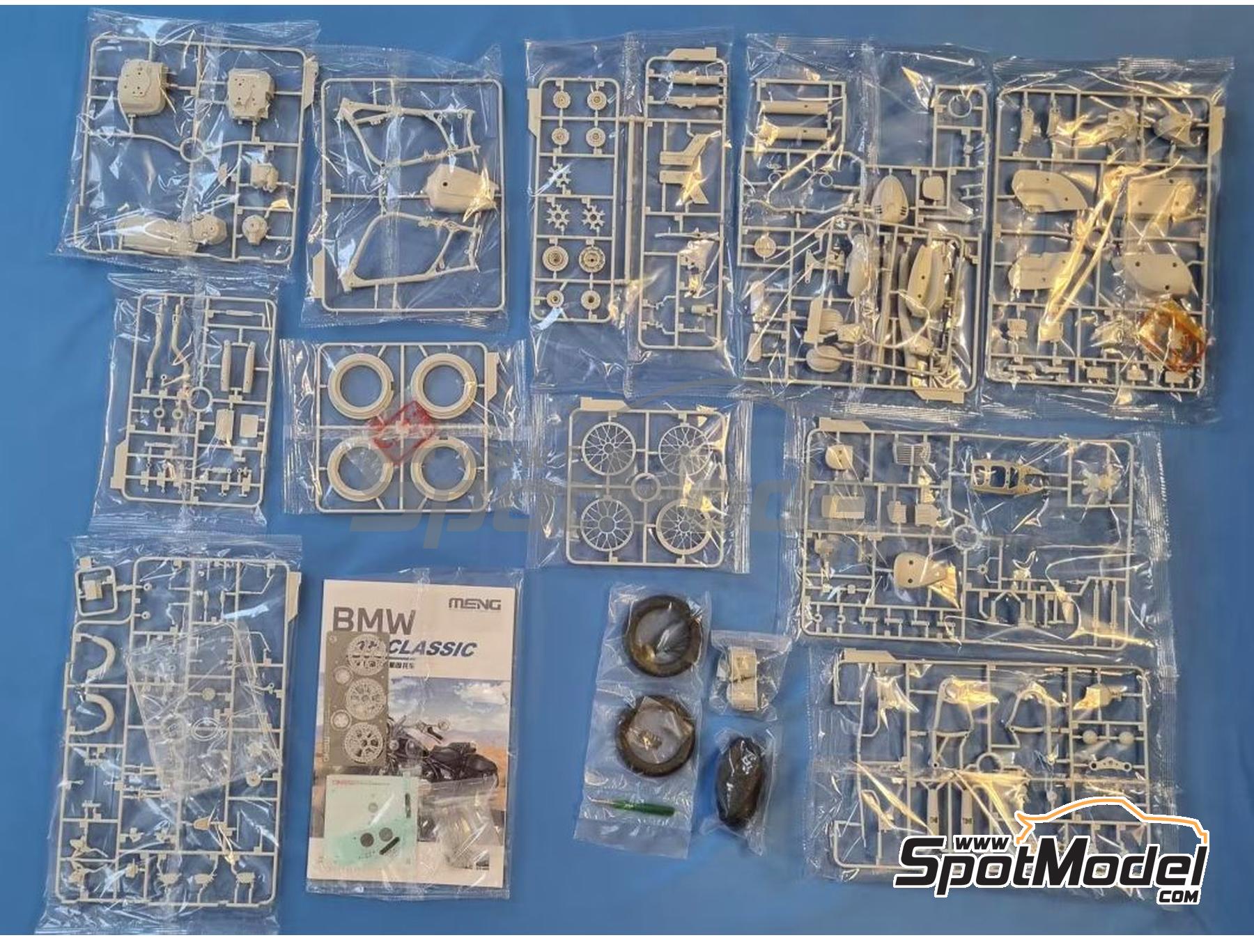 Image 11: BMW R18 Classic | Maqueta de moto en escala&nbsp;1/9 fabricado por Meng Model (ref.&nbsp;MT-006, tambien 4897038554140)