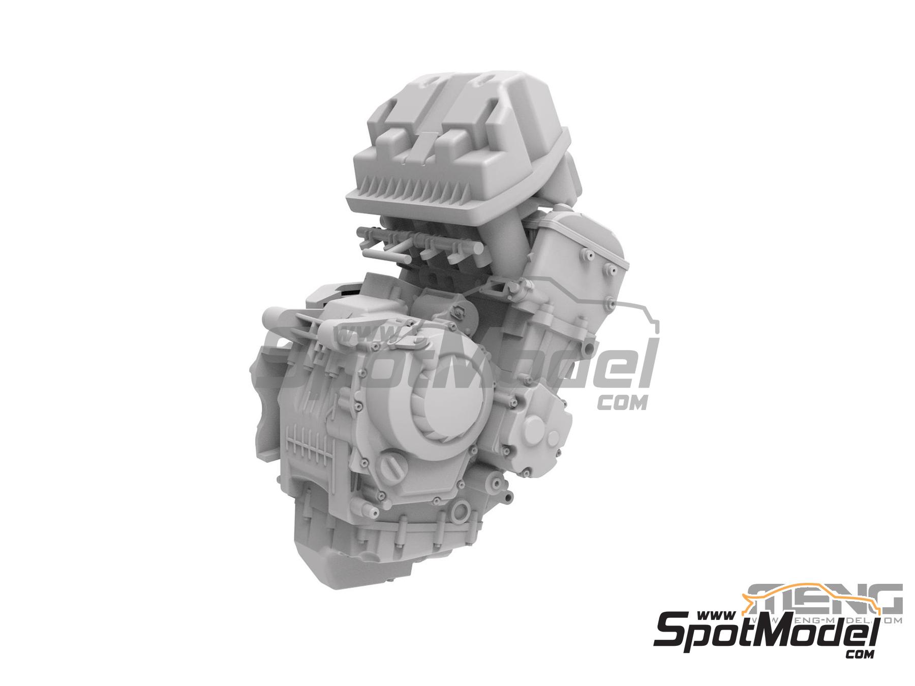 Image 4: Kawasaki Ninja ZX-10RR | Maqueta de moto en escala&nbsp;1/9 fabricado por Meng Model (ref.&nbsp;MT-008)