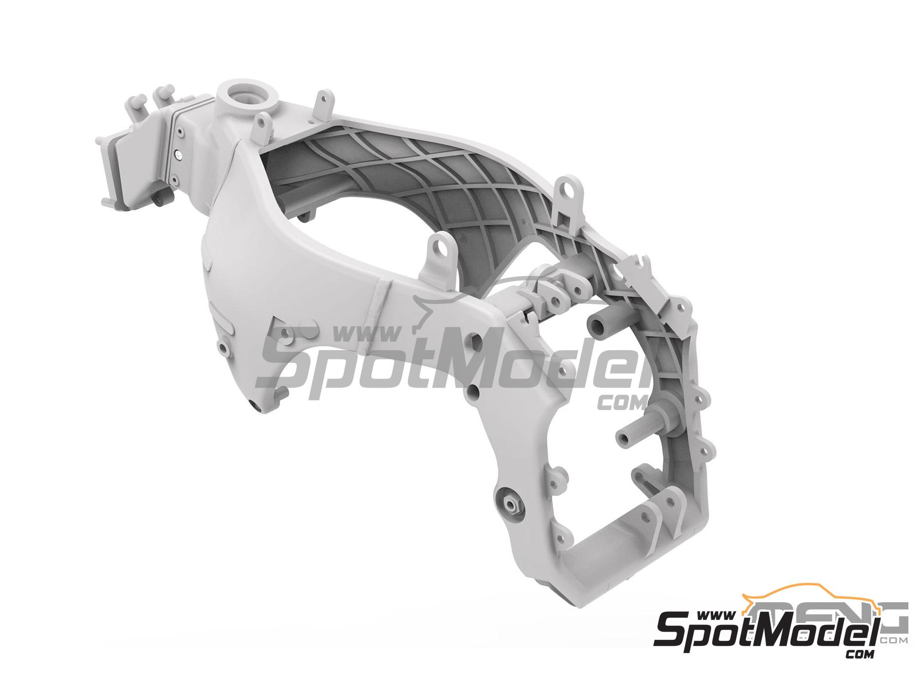 Image 5: Kawasaki Ninja ZX-10RR | Maqueta de moto en escala&nbsp;1/9 fabricado por Meng Model (ref.&nbsp;MT-008)